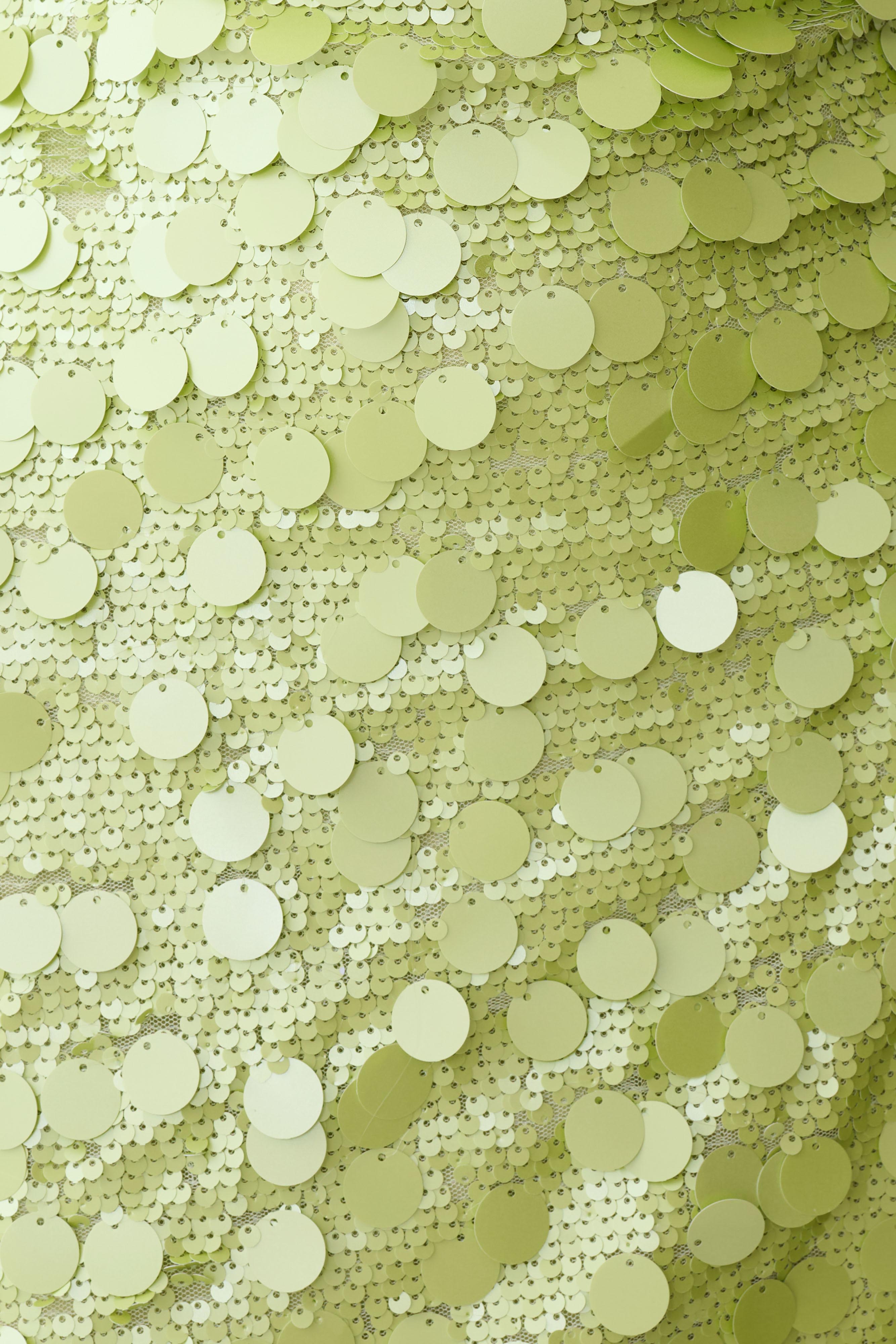 Caralee Sequin Halter Mini Dress - Green - Image 8