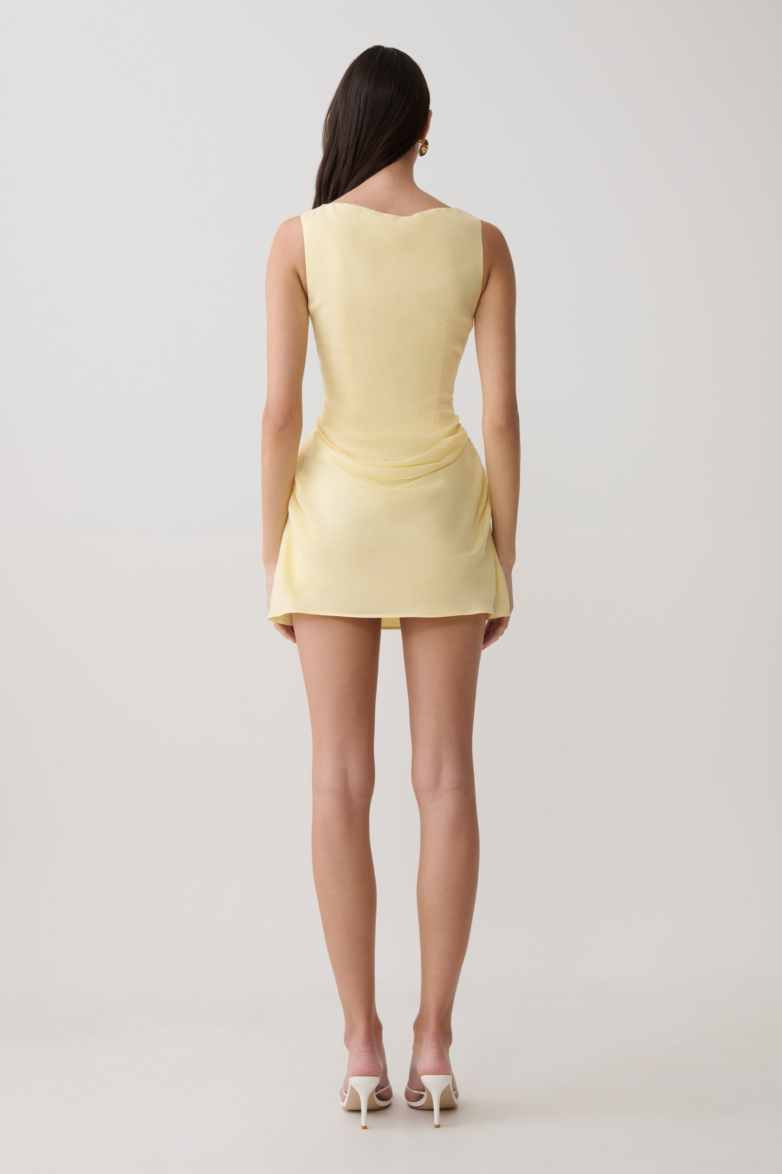Alternative view of Bexley Draped Mini Dress - Butter