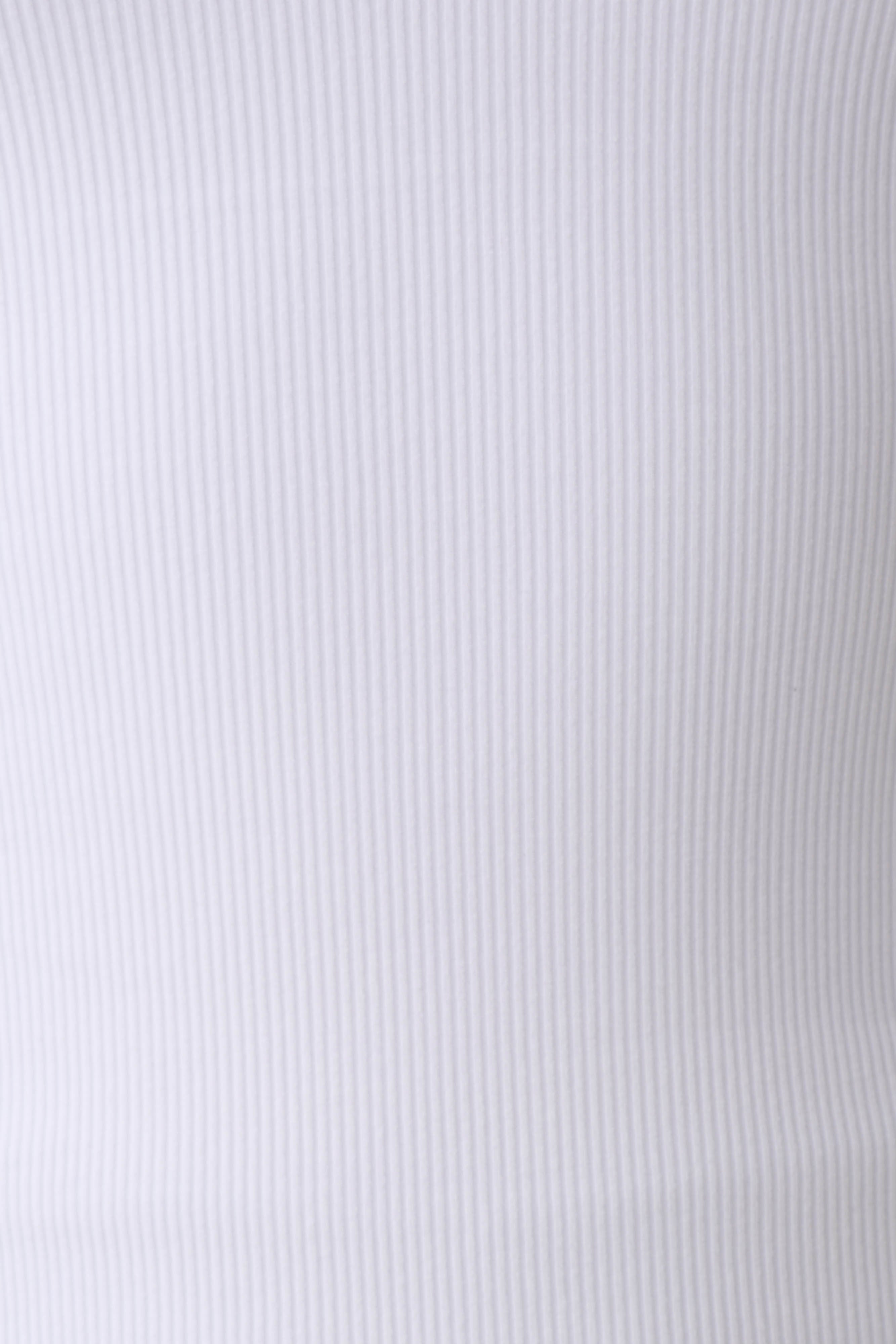Actress Ribbed Tank - White - Image 8