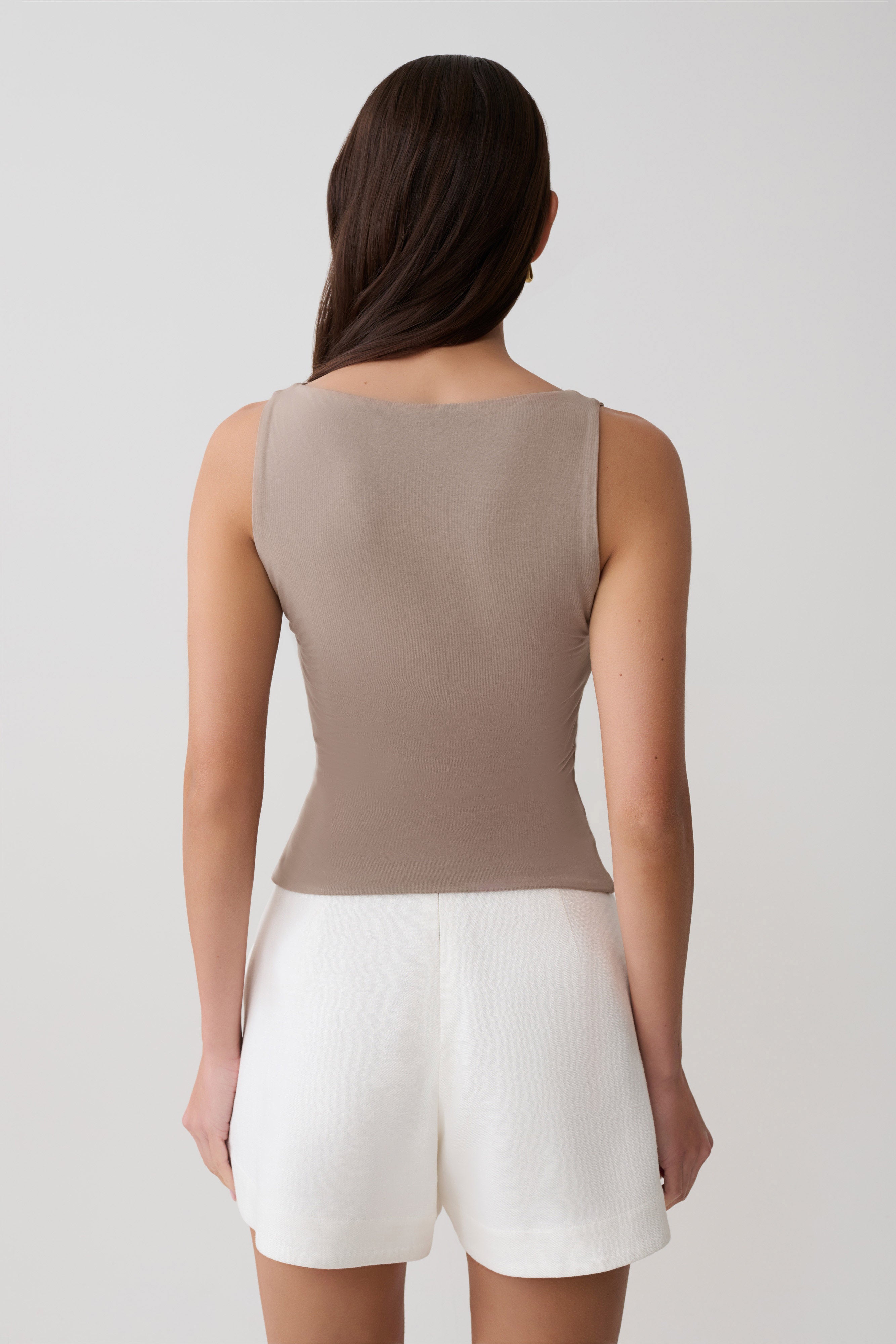 Alternative view of Nicolette Sleeveless Tank Top - Neutral