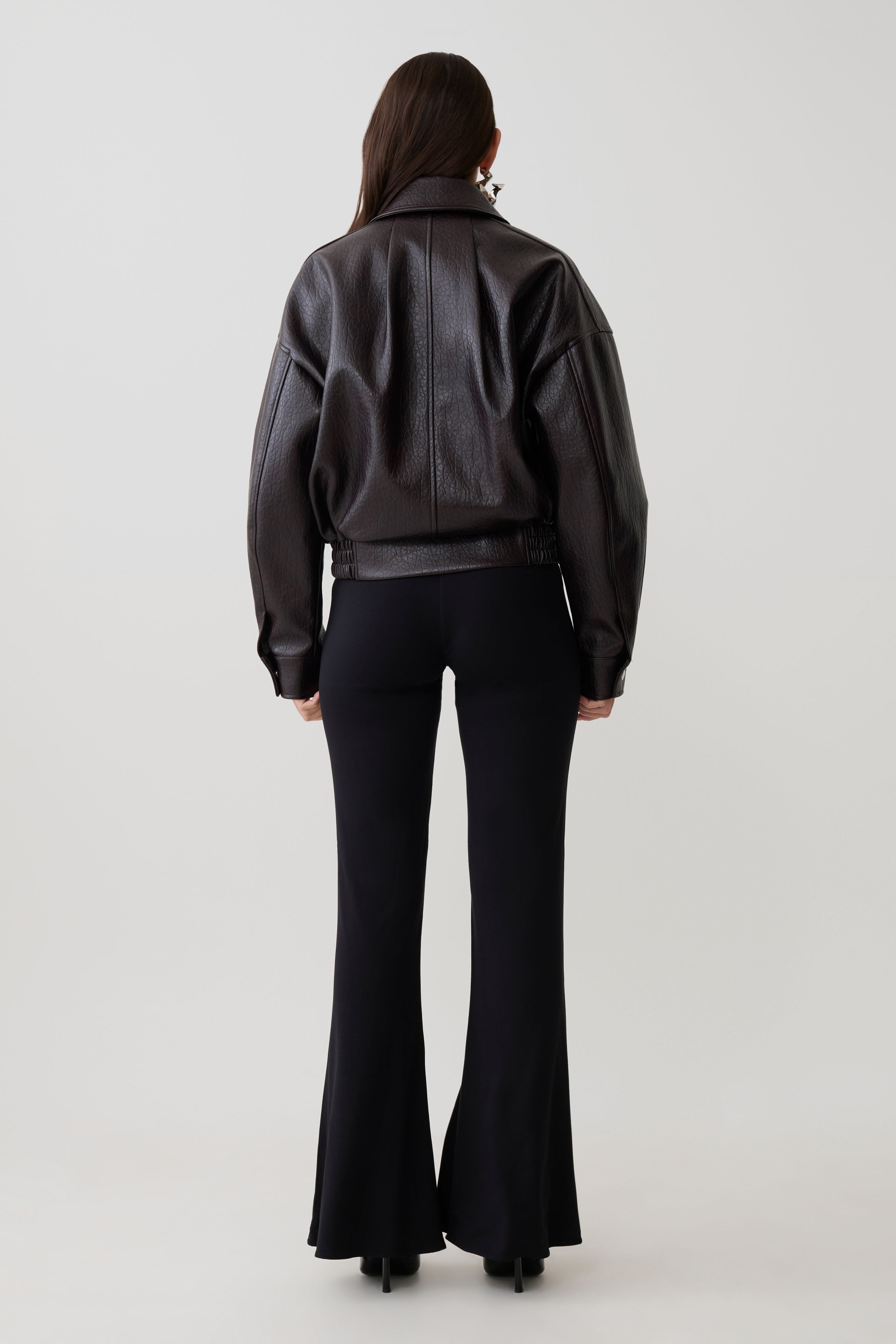 Jemma Flare Leg Pants - Black - Image 5