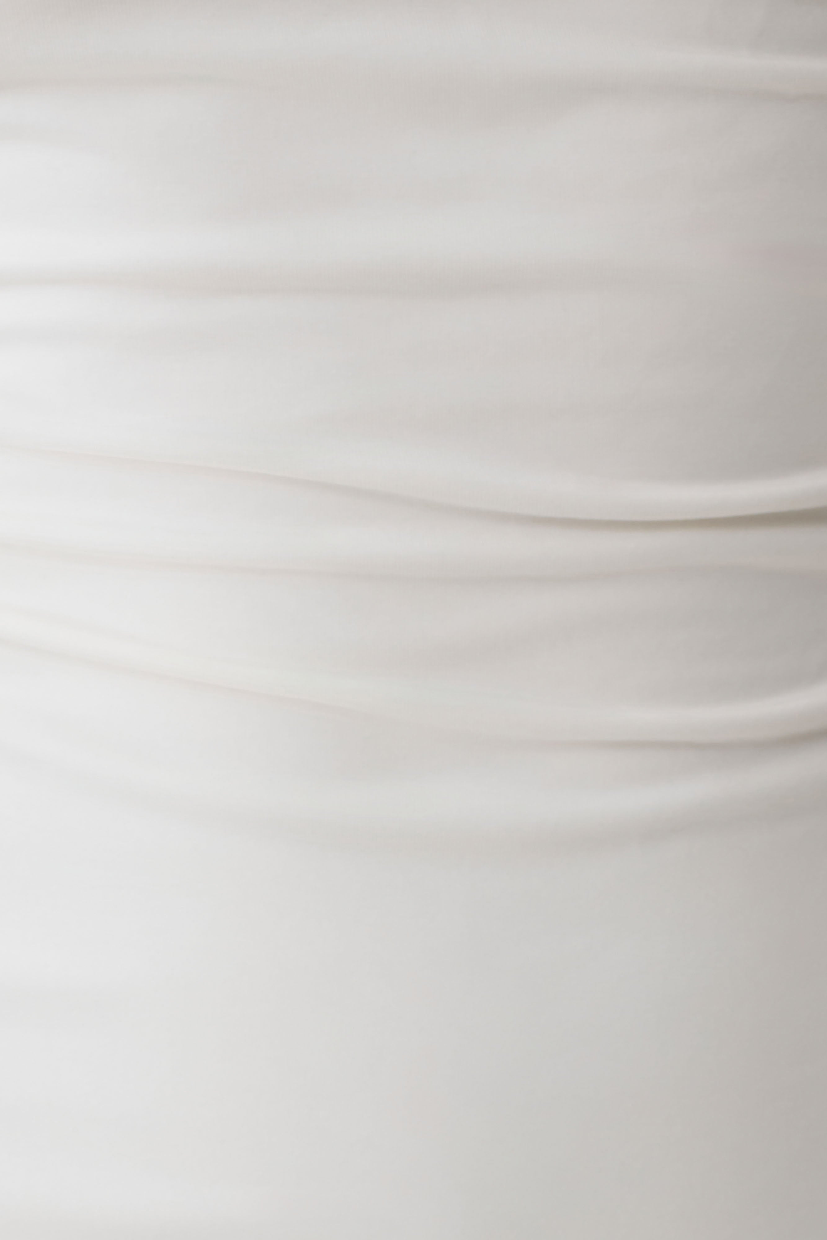 Jemma One Shoulder Tie Top - White - Image 7