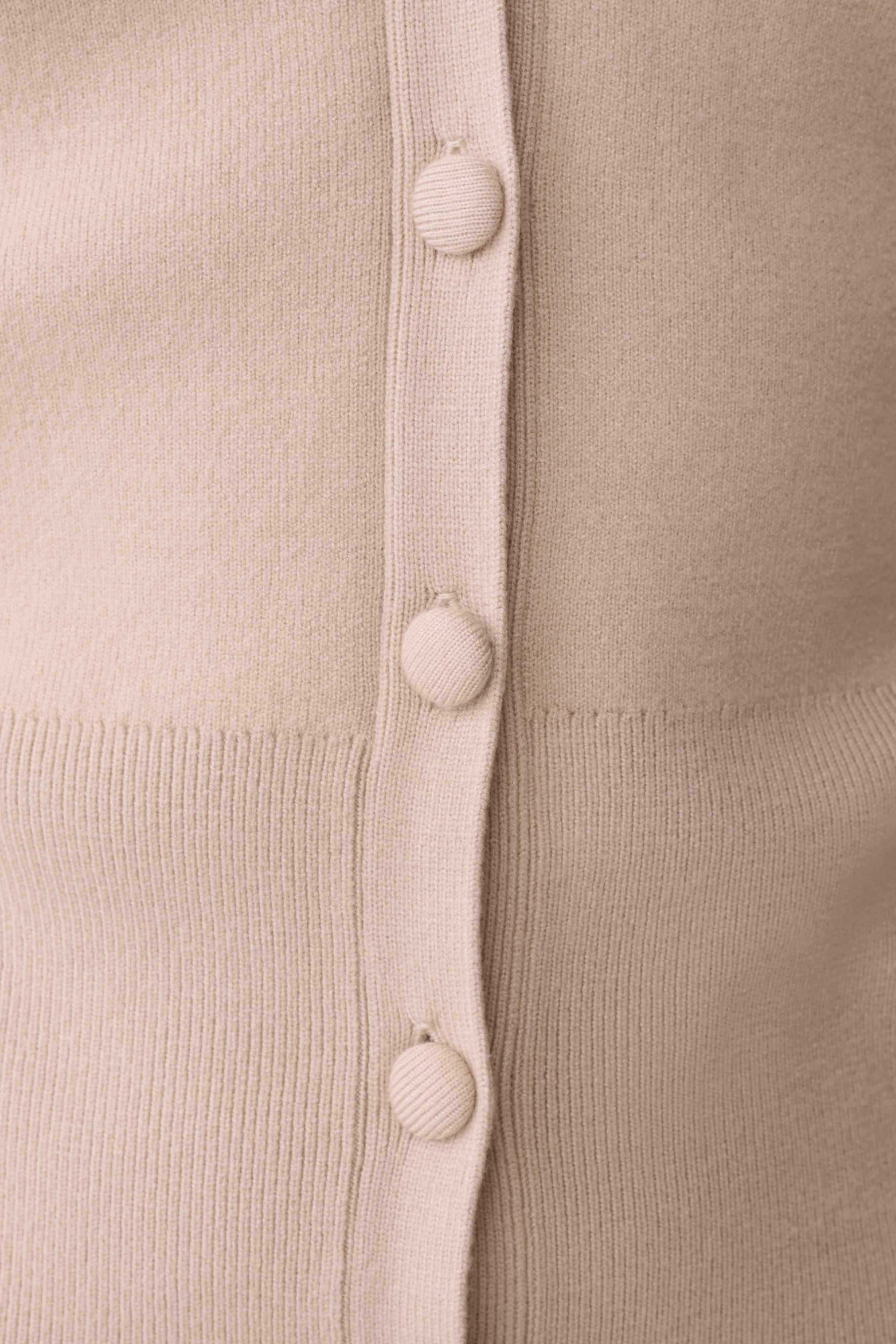 Blaine Knit Blouson Sleeve Cardigan - Oat Marle - Image 8