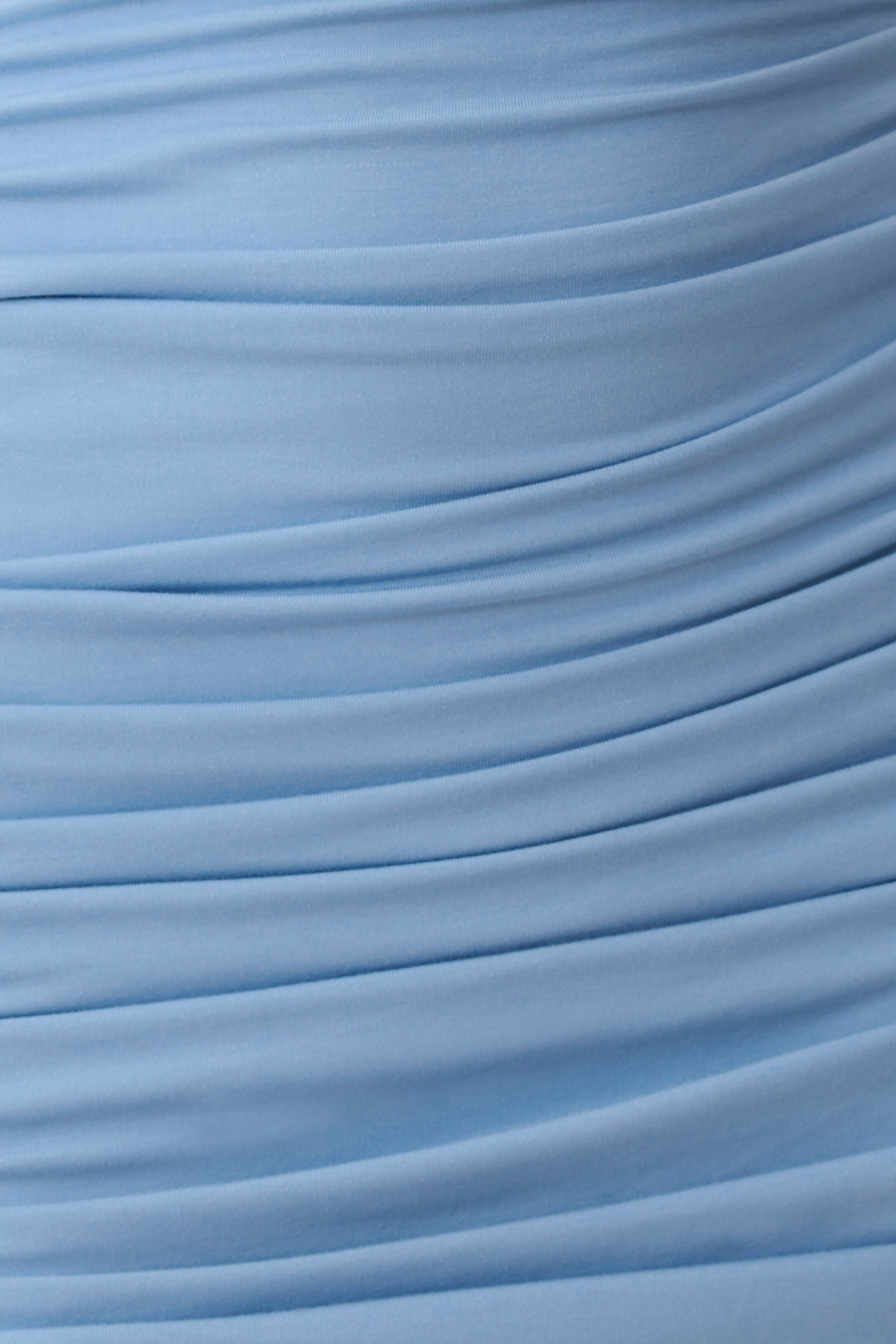 Peregrine Modal Halter Mini Dress - Blue - Image 7