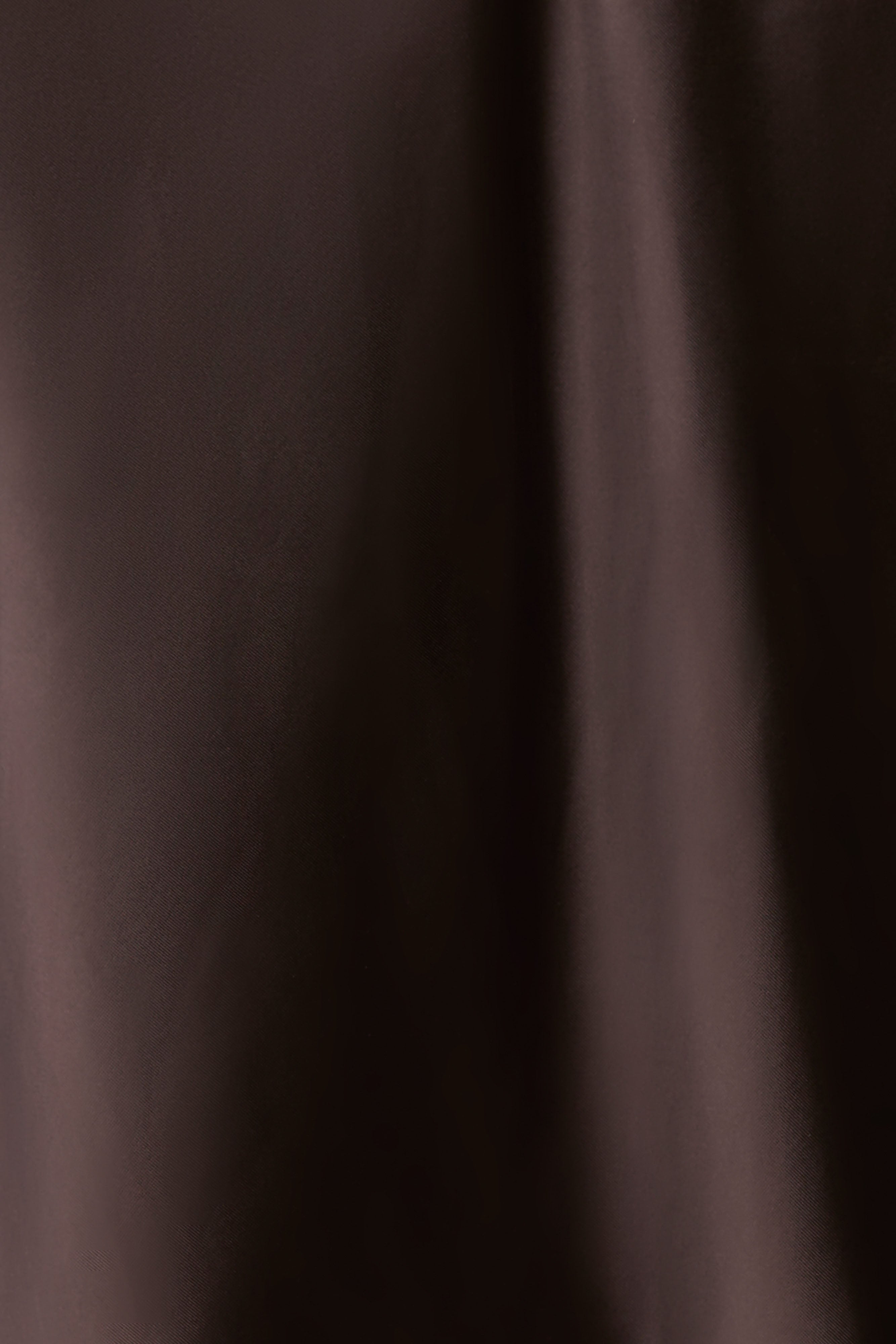 Arabel Draped Halter Mini Dress - Chocolate - Image 7