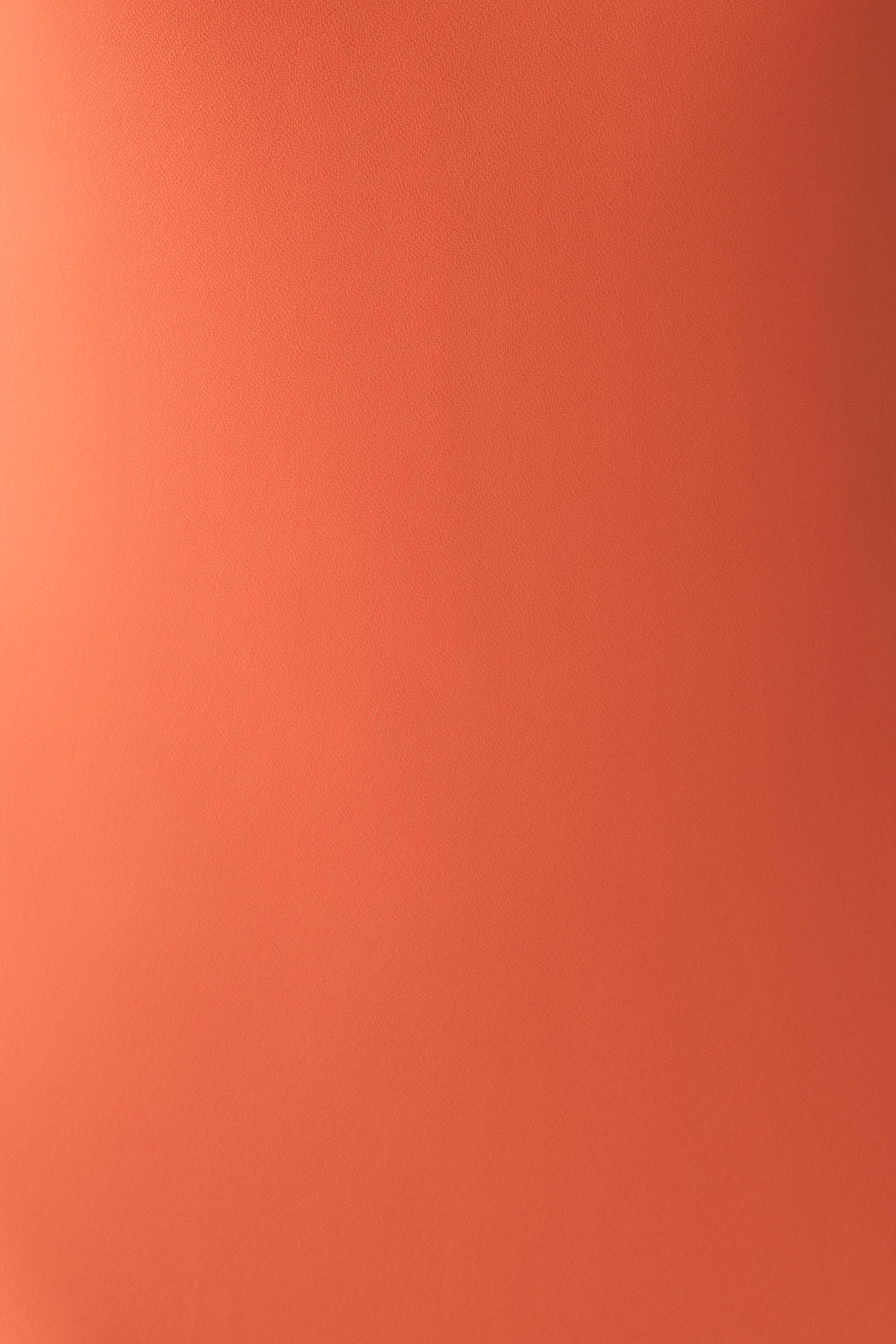 Dakota Chiffon Maxi Dress With Scarf - Orange - Image 8