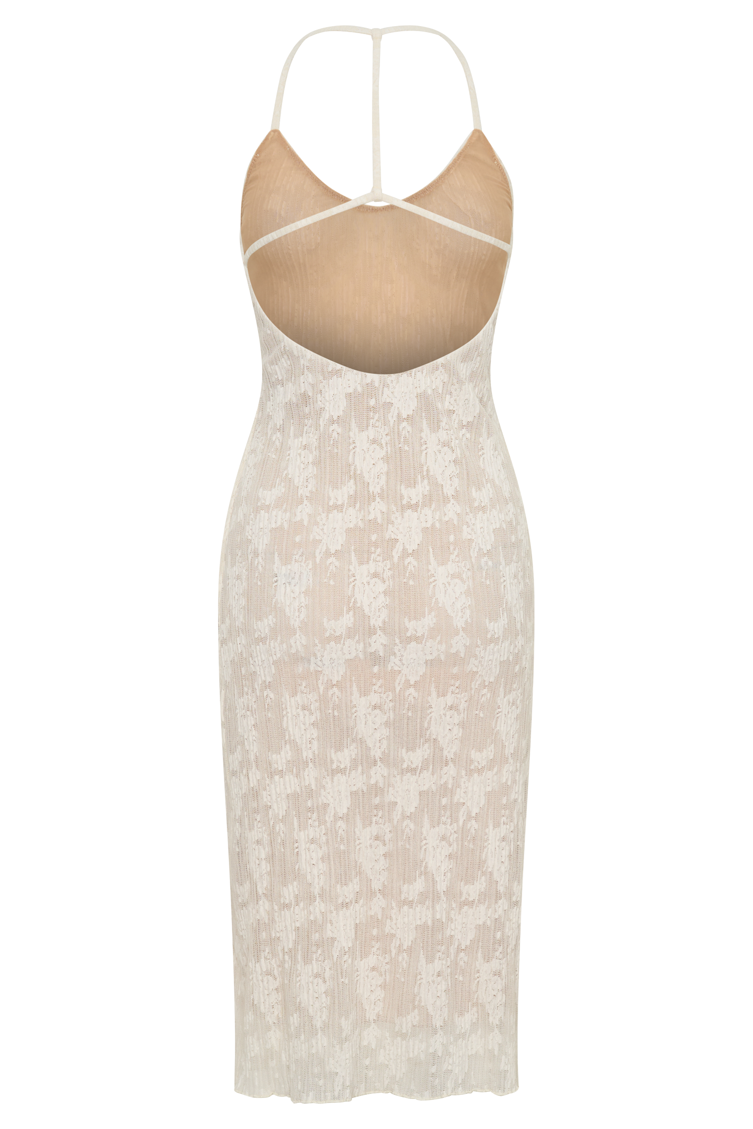 Ambrose Lace Midi Dress - Ivory - Image 8