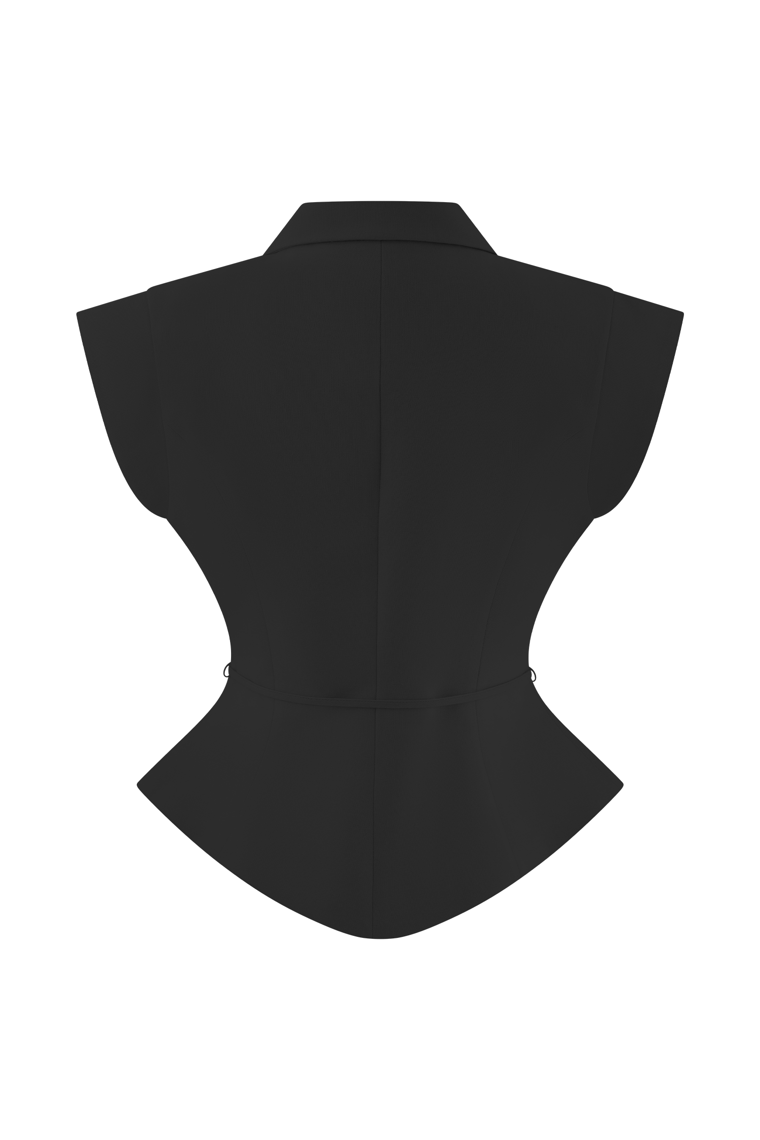 Andina Shortsleeve Linen Top - Black - Image 10