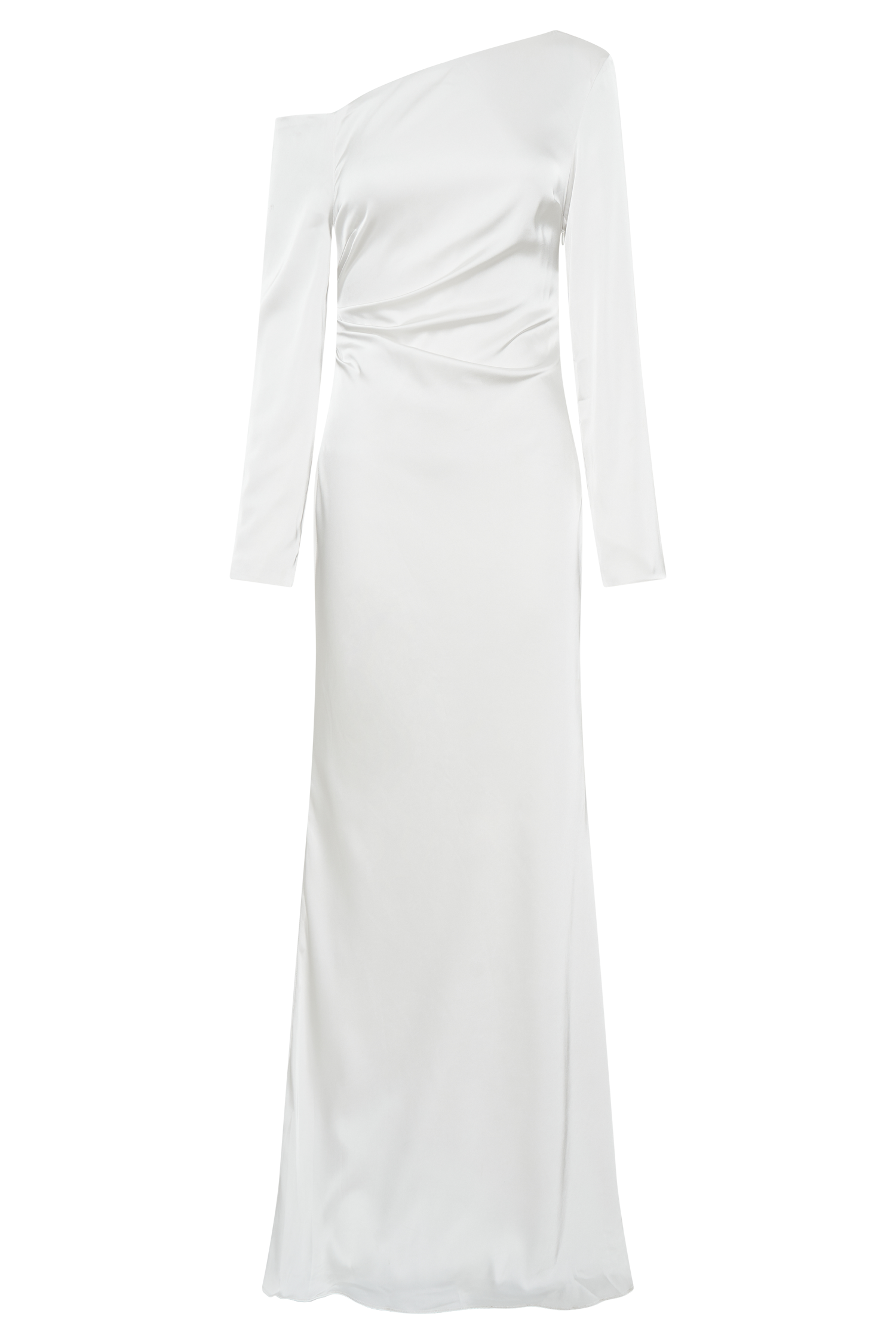 Avery Long Sleeve Maxi Dress - Ivory - Image 5
