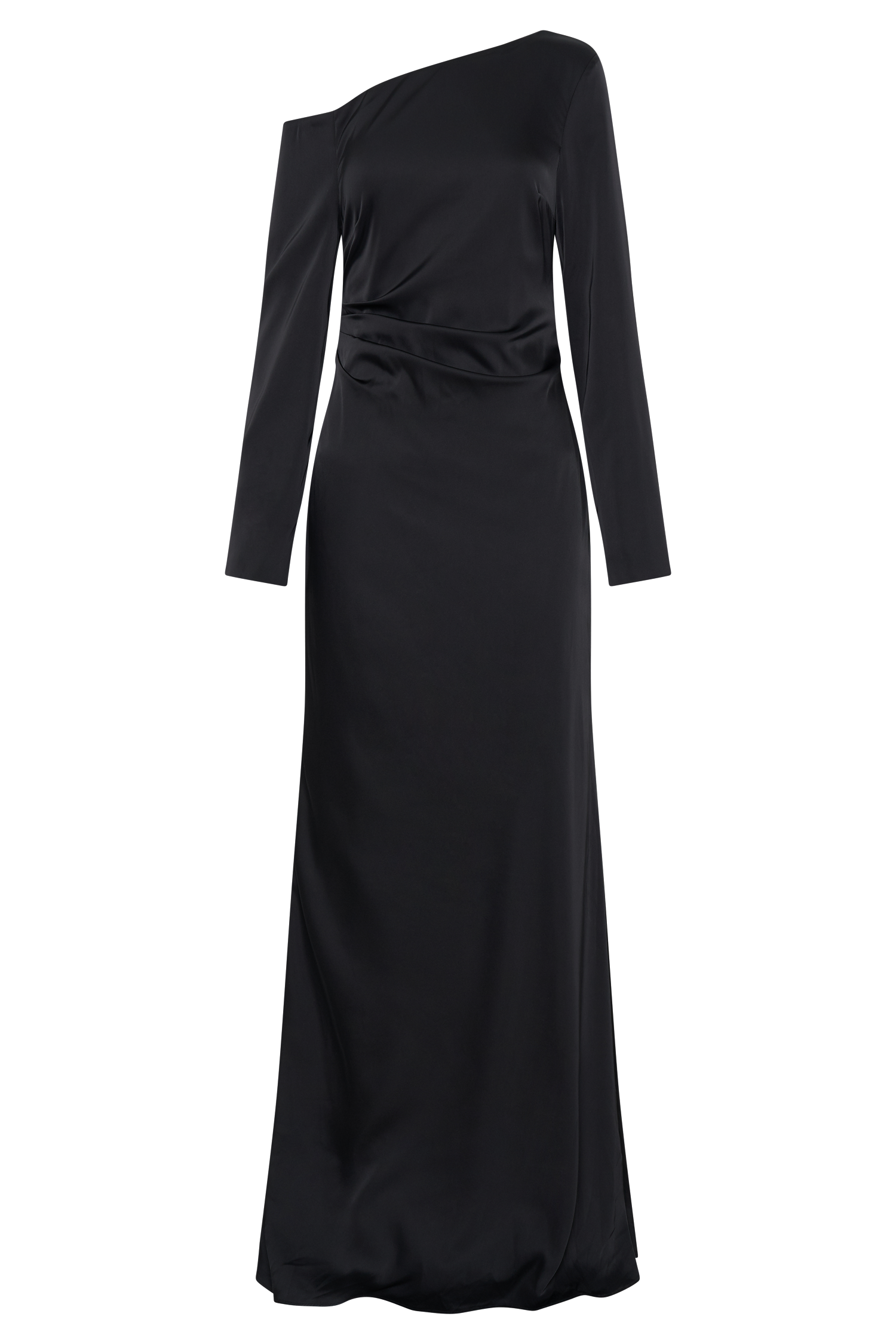 Avery Long Sleeve Maxi Dress - Black - Image 7