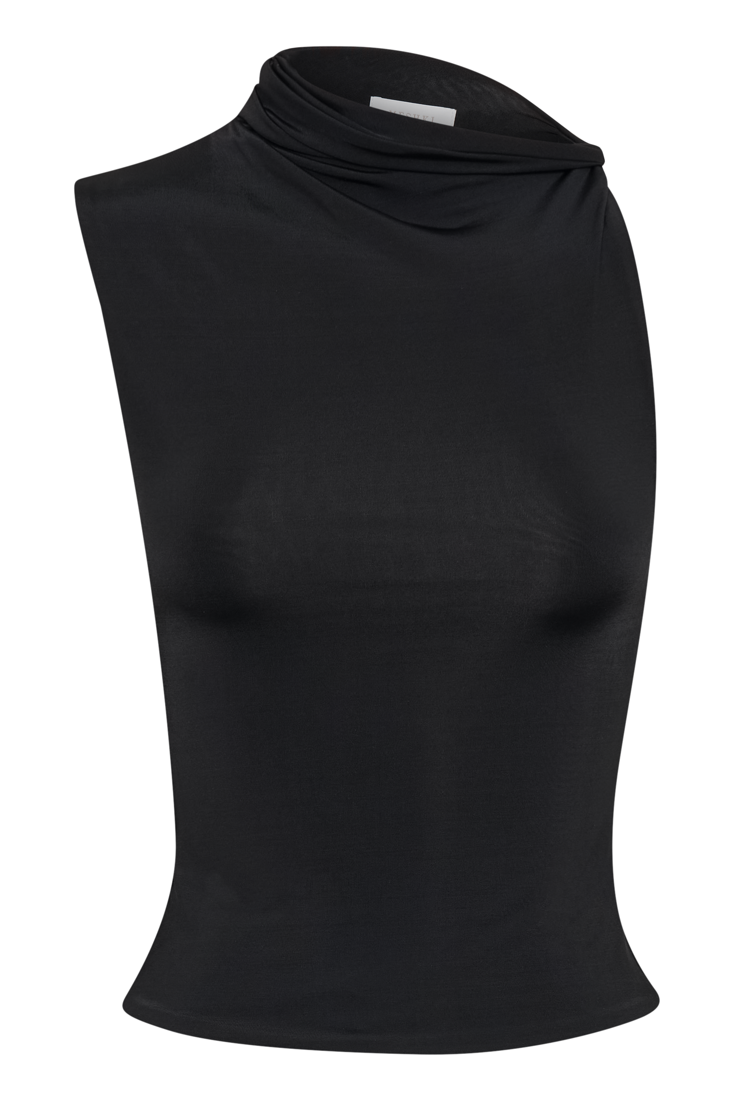 Hadleigh Sleeveless Slinky Top - Black - Image 8