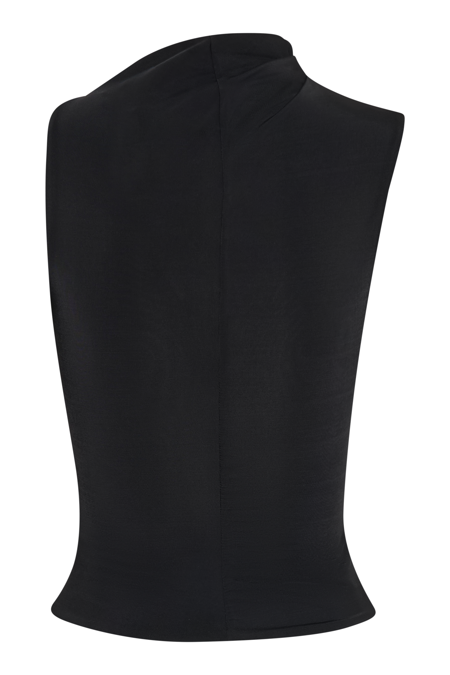 Hadleigh Sleeveless Slinky Top - Black - Image 7