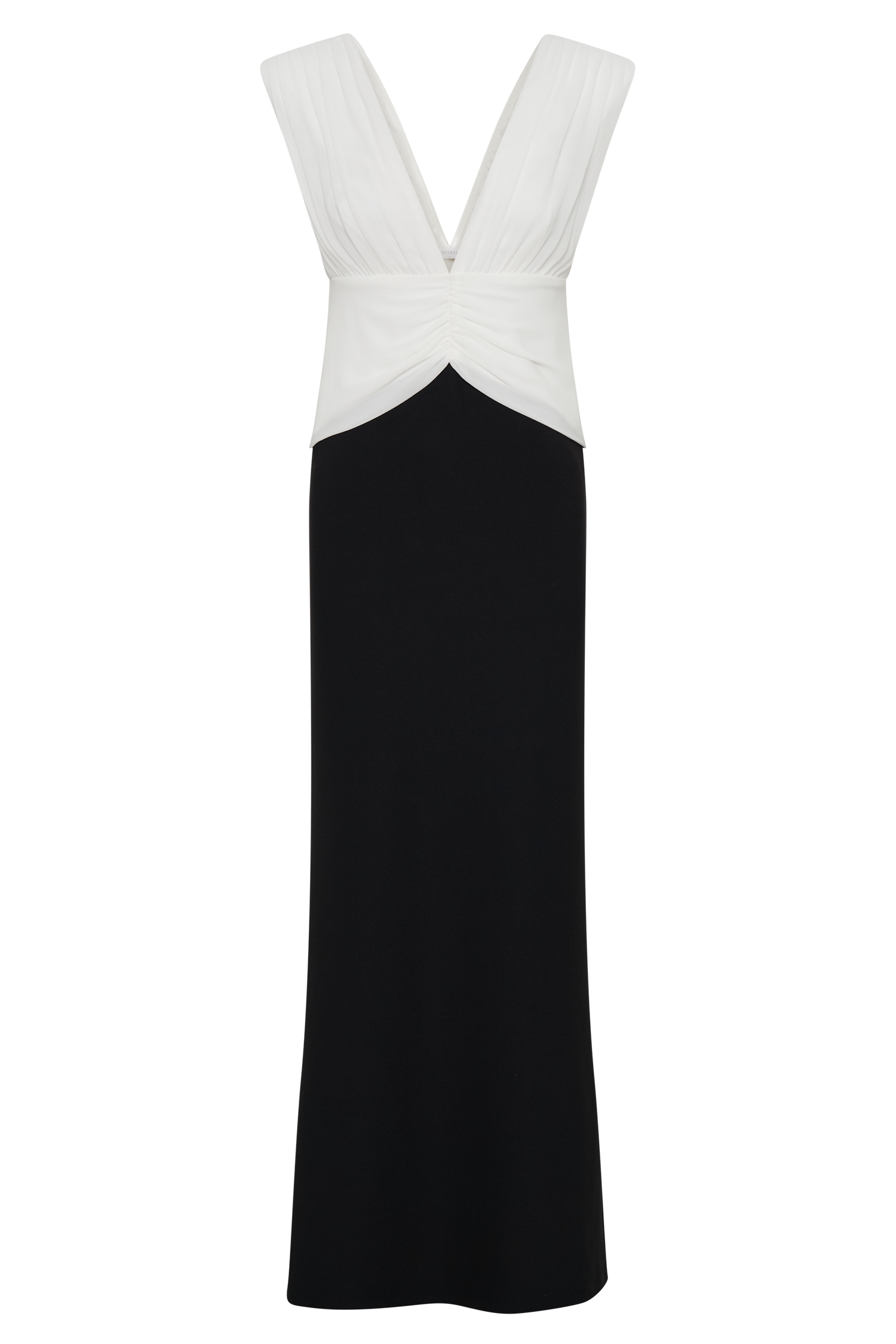 Monique Contrast Maxi Dress - Black - Image 7