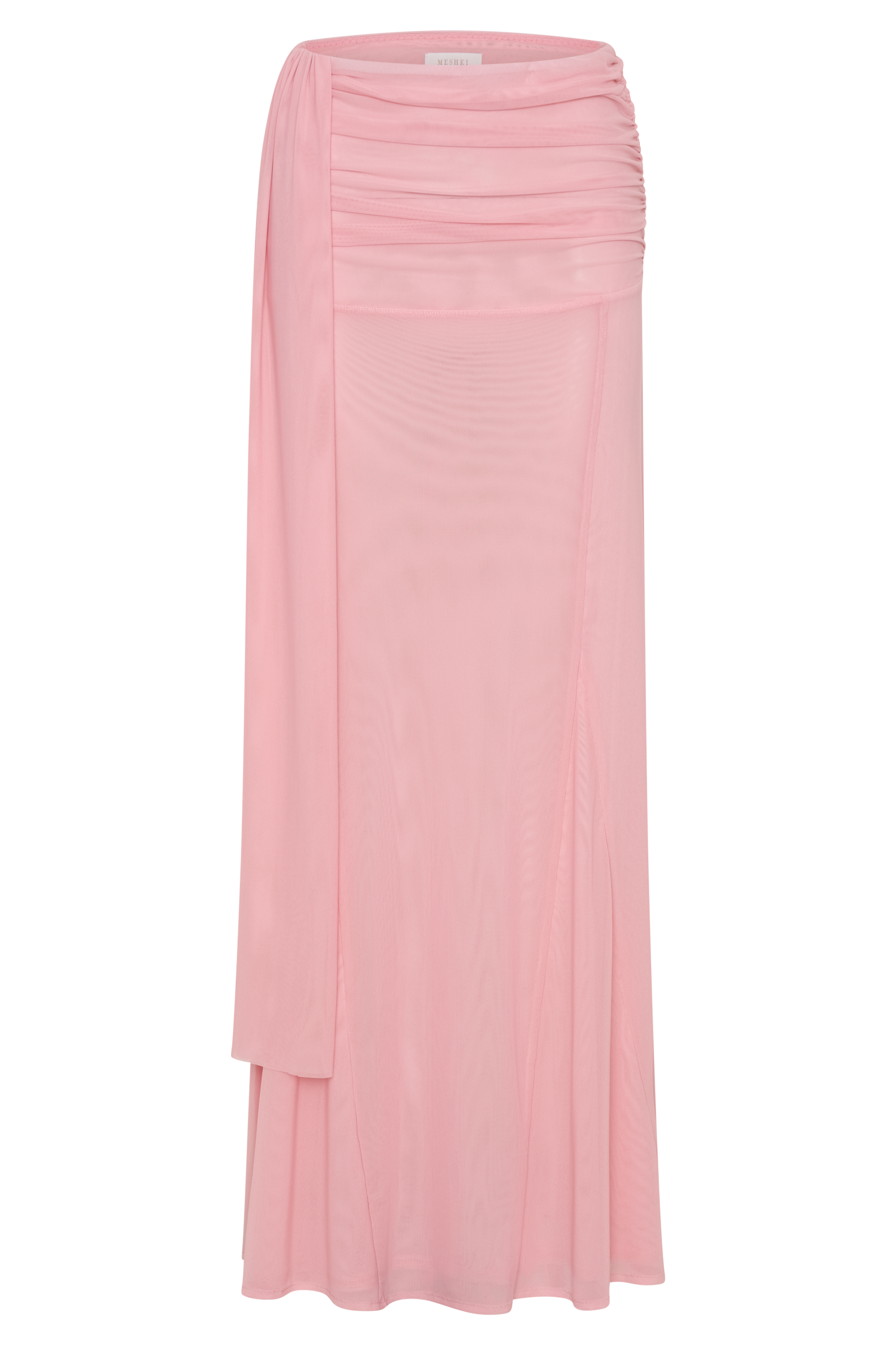 Arna Mesh Maxi Skirt - Candy Pink - Image 9