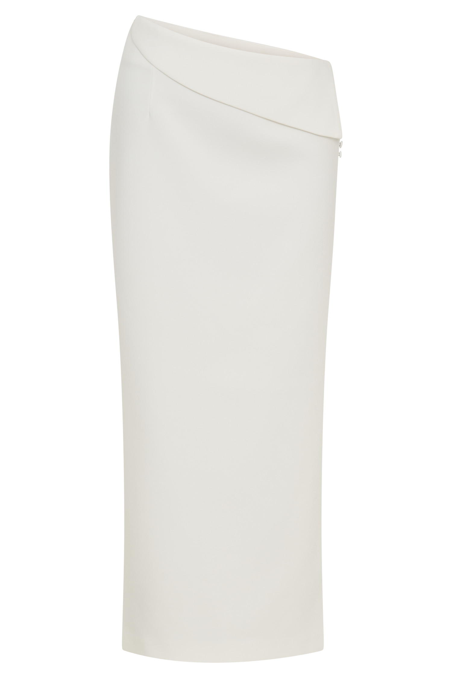 Astrid Suiting Midi Skirt - White - Image 9