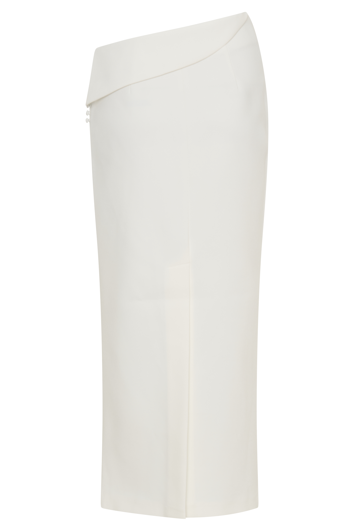 Astrid Suiting Midi Skirt - White - Image 8