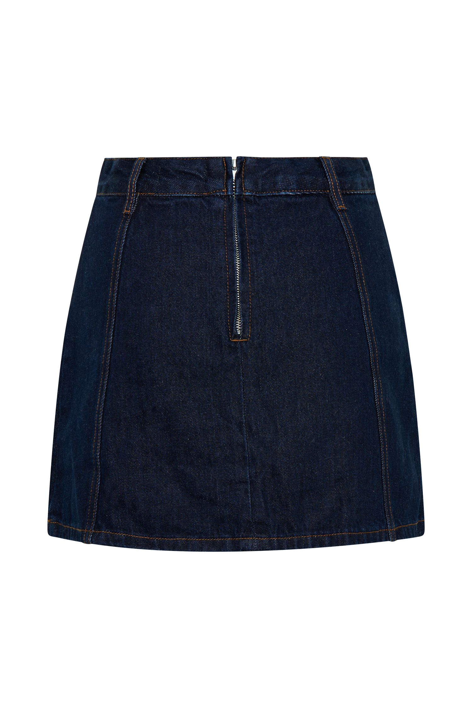 Rosalyn Mini Denim Skort - Indigo Blue - Image 11