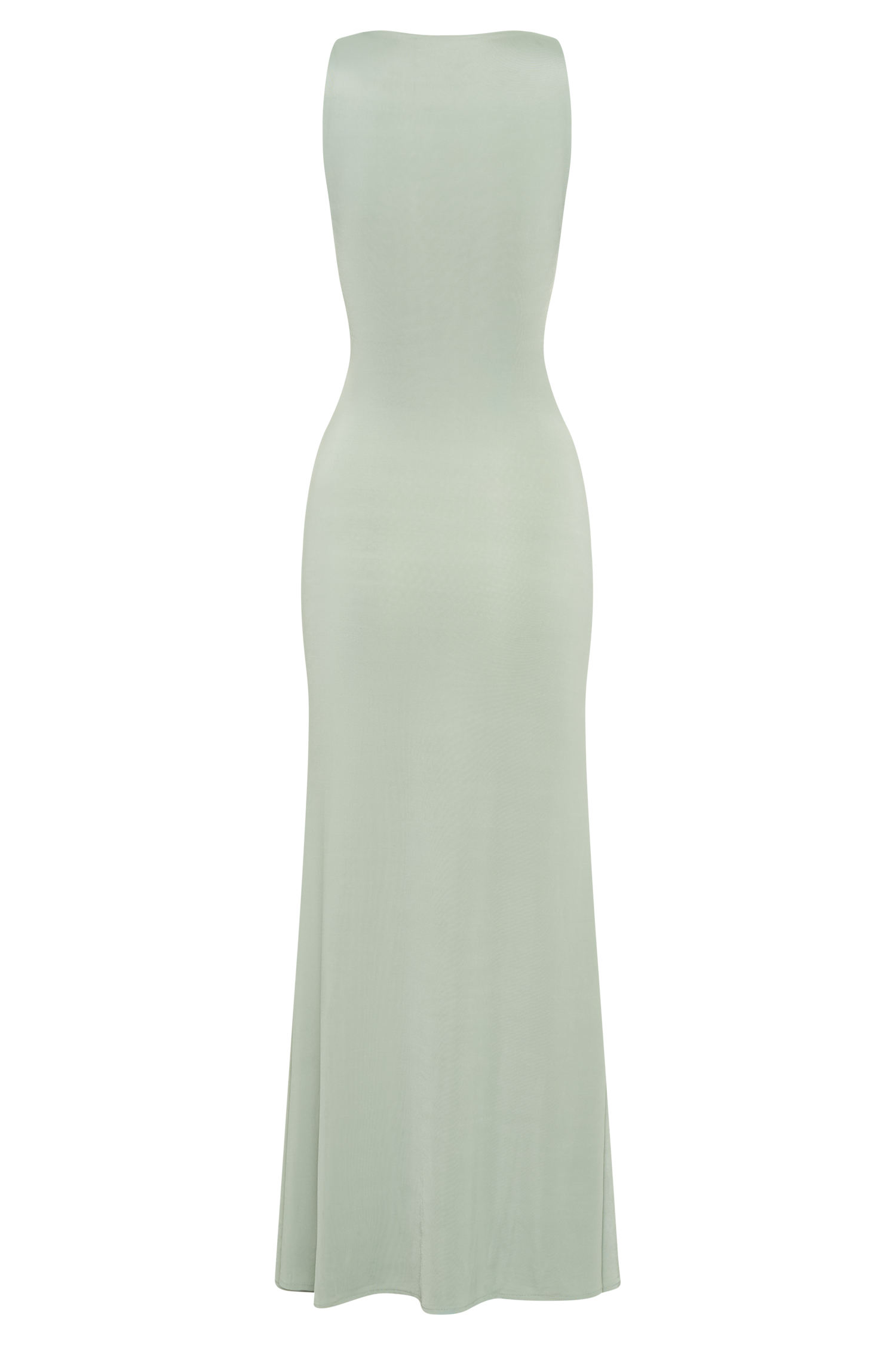 Beck Plunge Maxi Dress With Floral Hardware - Basil - Image 8