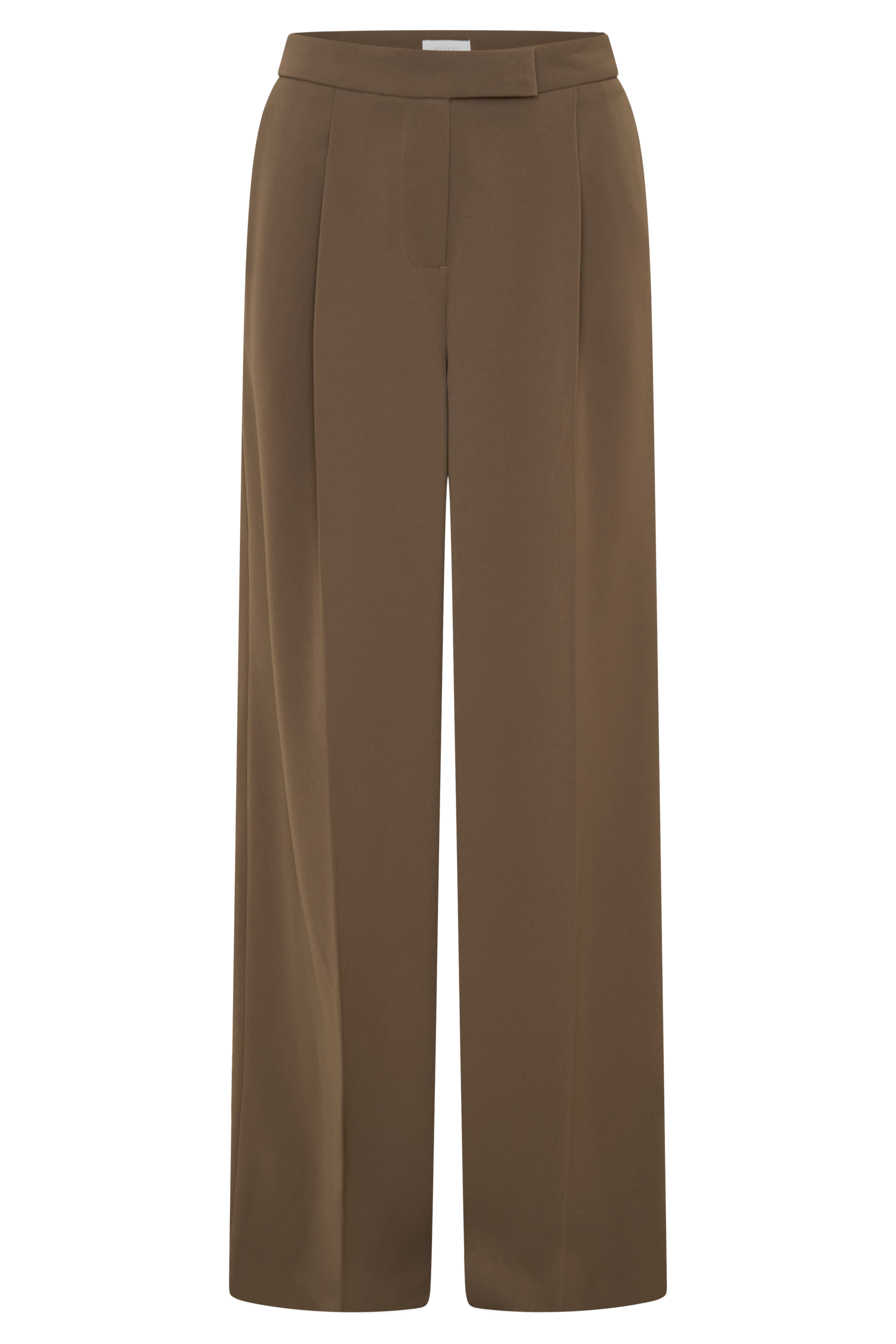 Faith Suiting Wide Leg Pant - Cacao Brown - Image 9