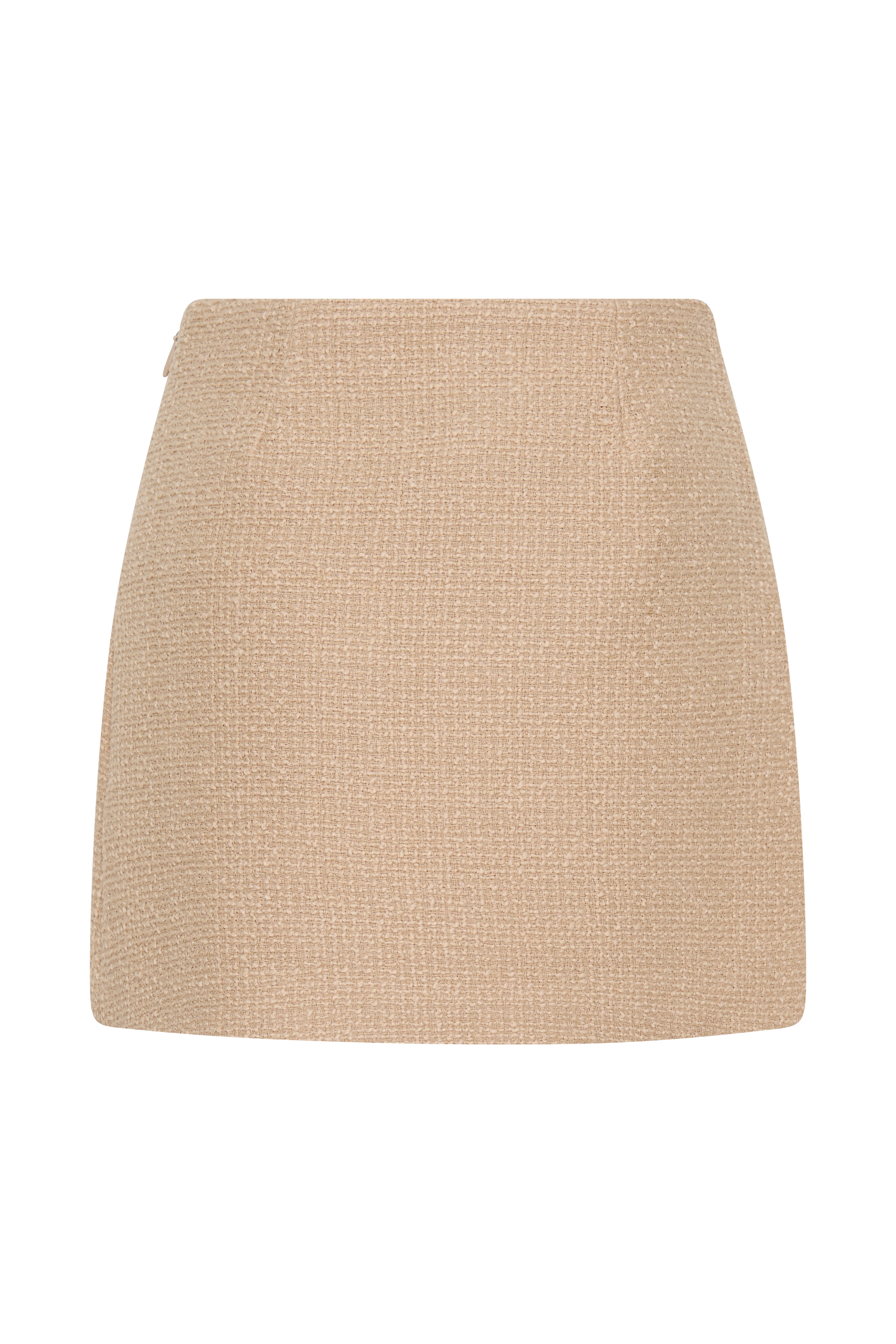 Camilla Boucle Mini Skirt - Light Taupe - Image 8