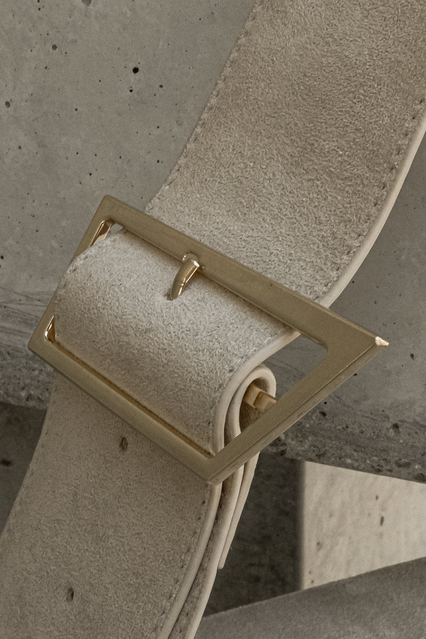 Alternative view of Maria Faux Suede Shoulder Bag - Stone