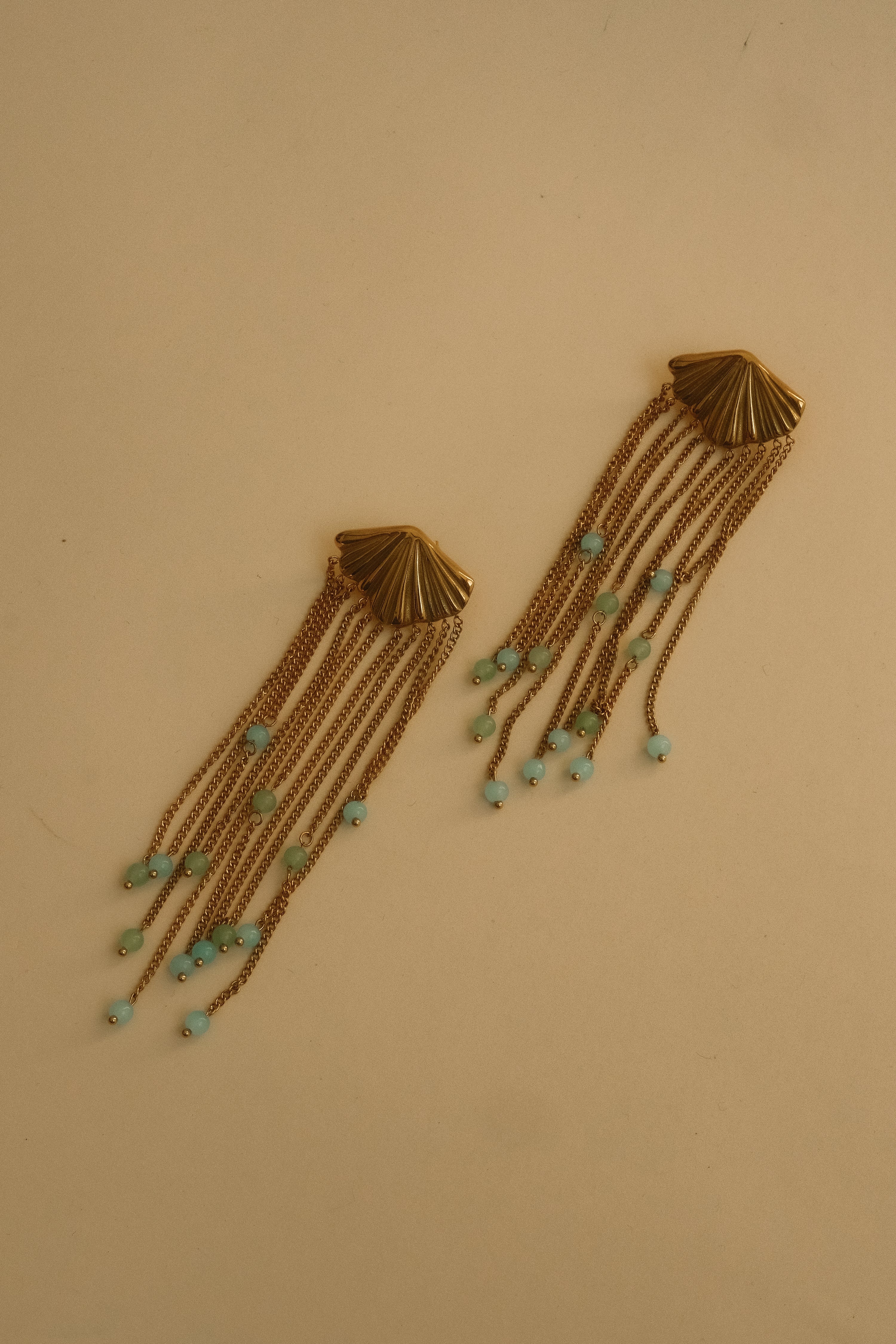 Maia Chandelier Earrings - Gold - Image 4