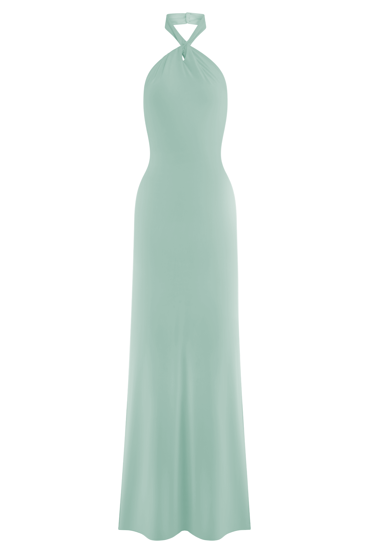 Elyna Slinky Halter Maxi Dress - Lagoon - Image 9