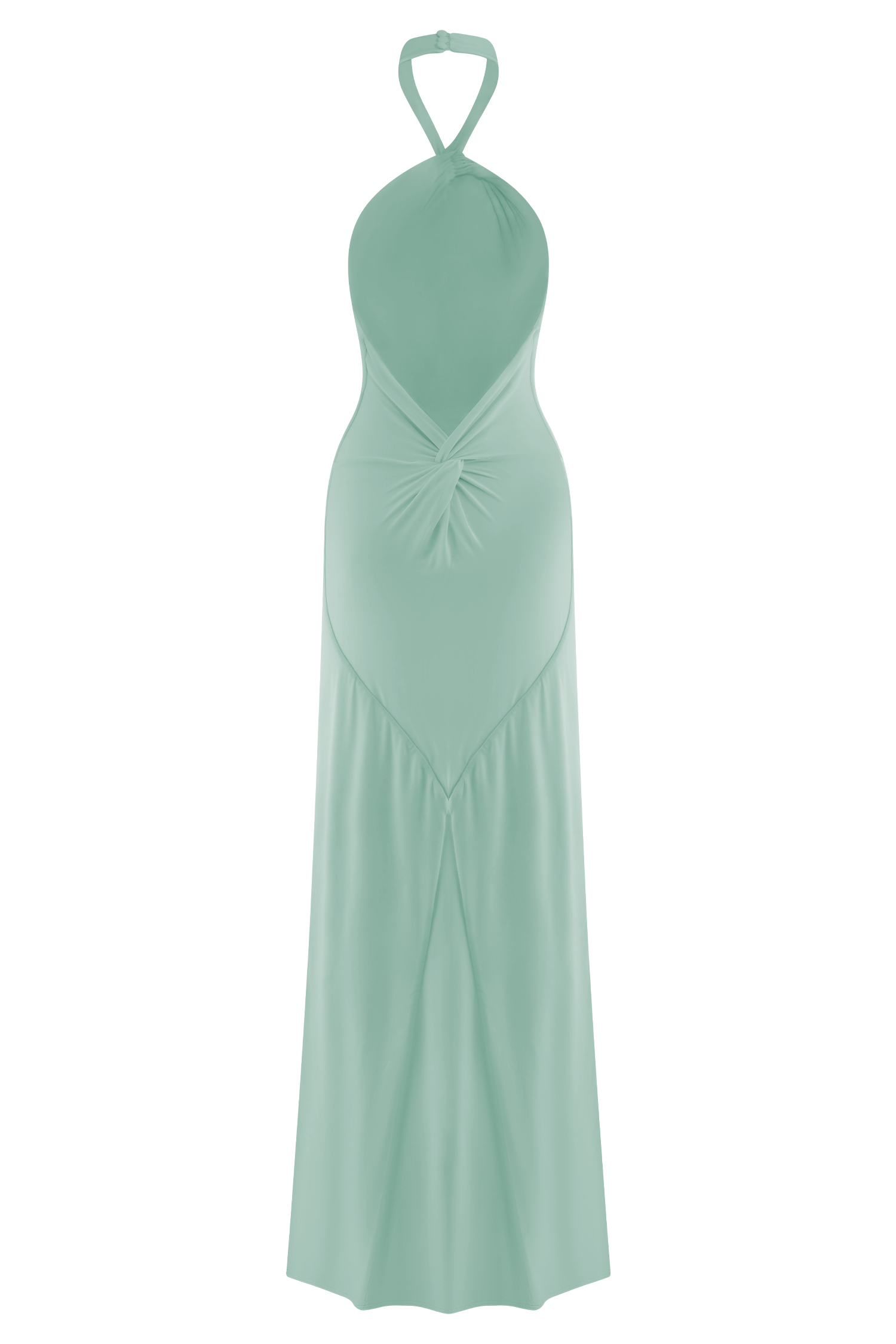 Elyna Slinky Halter Maxi Dress - Lagoon - Image 8