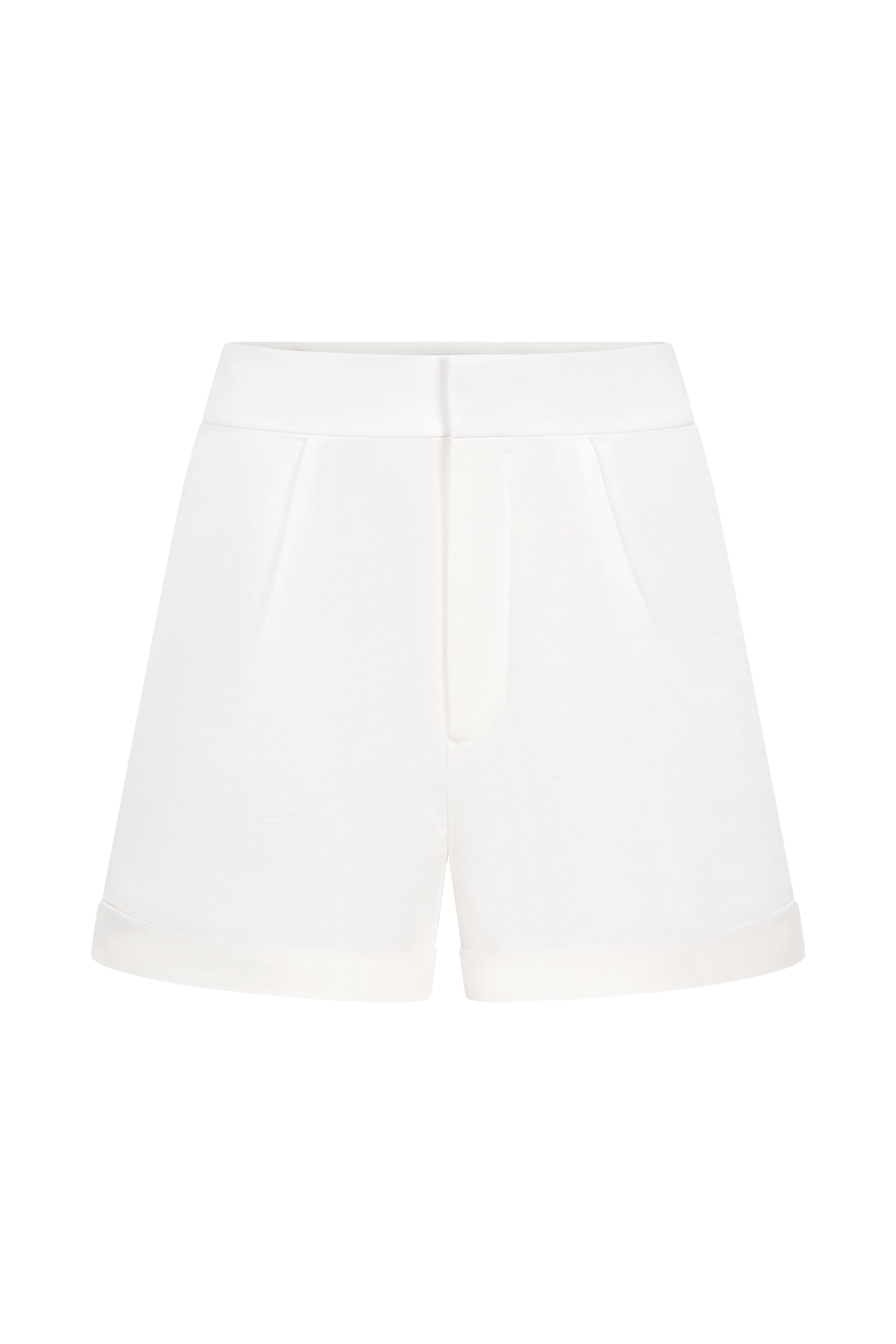 Aldea Cotton Shorts - White - Image 9