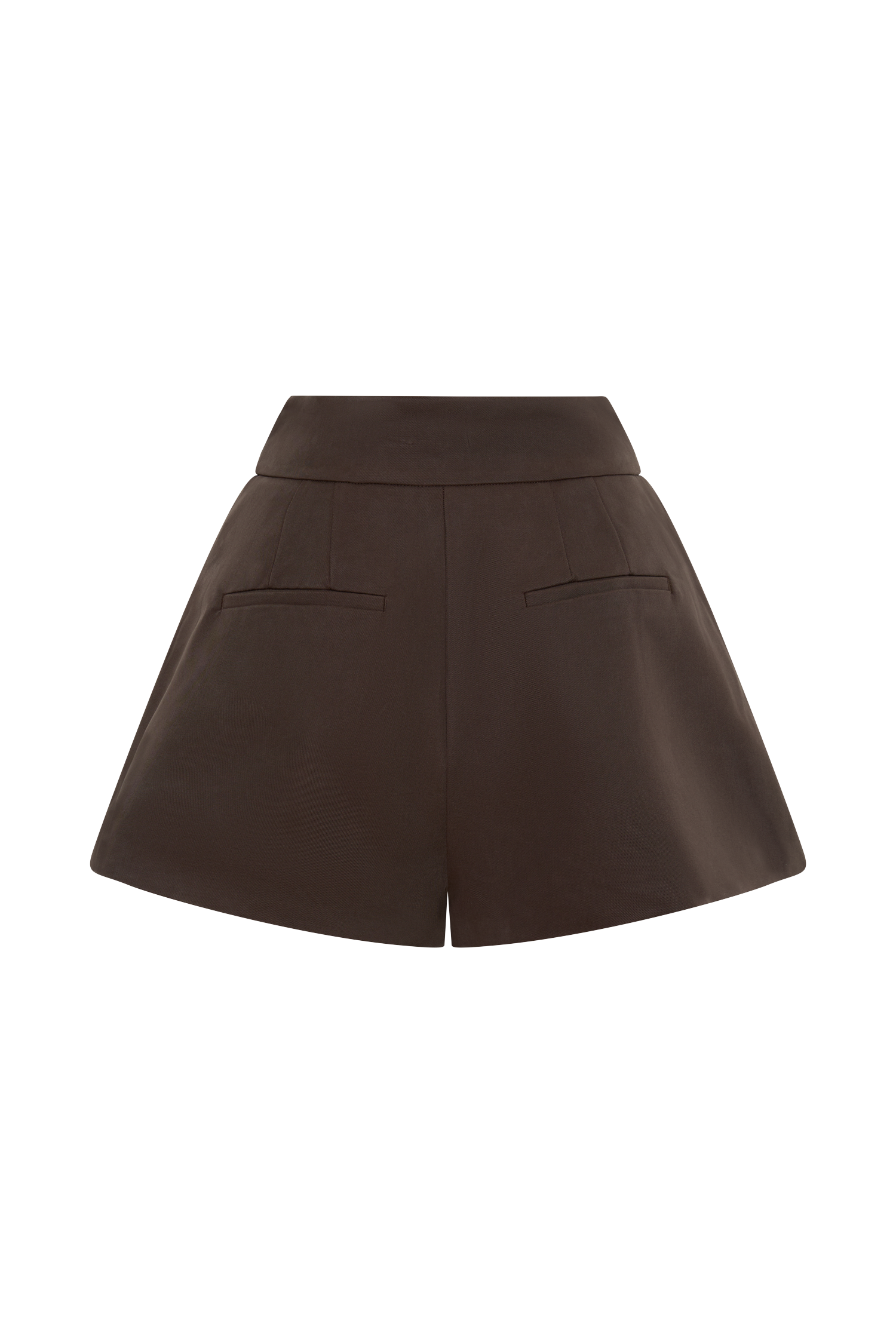 Alden High Waisted Short - Chocolate - Image 6