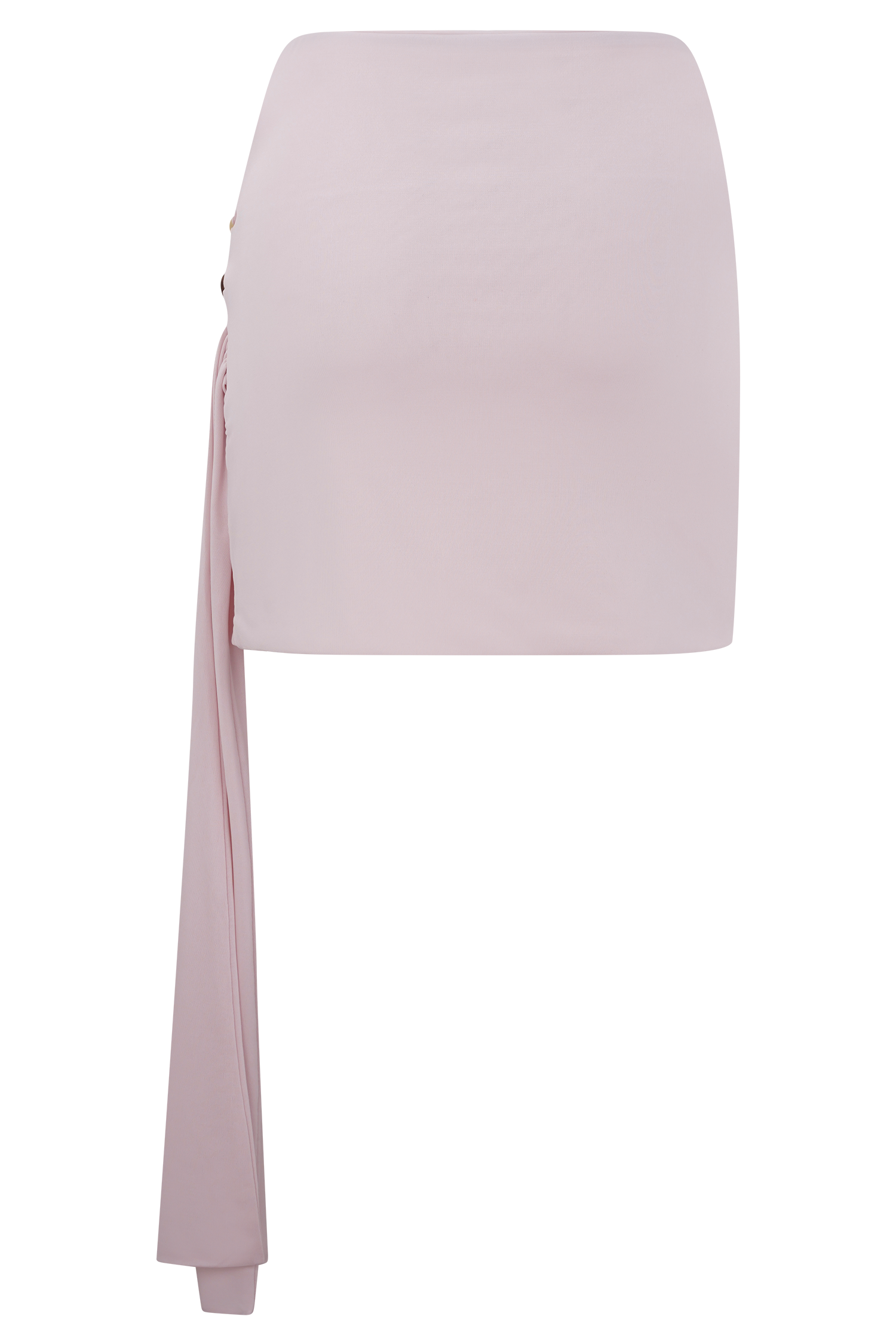 Alicent Slinky Beaded Mini Skirt - Pale Pink - Image 6