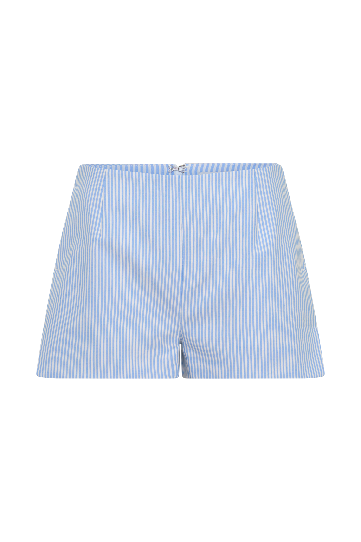 Allison Cotton Short - Blue Pinstripe - Image 9