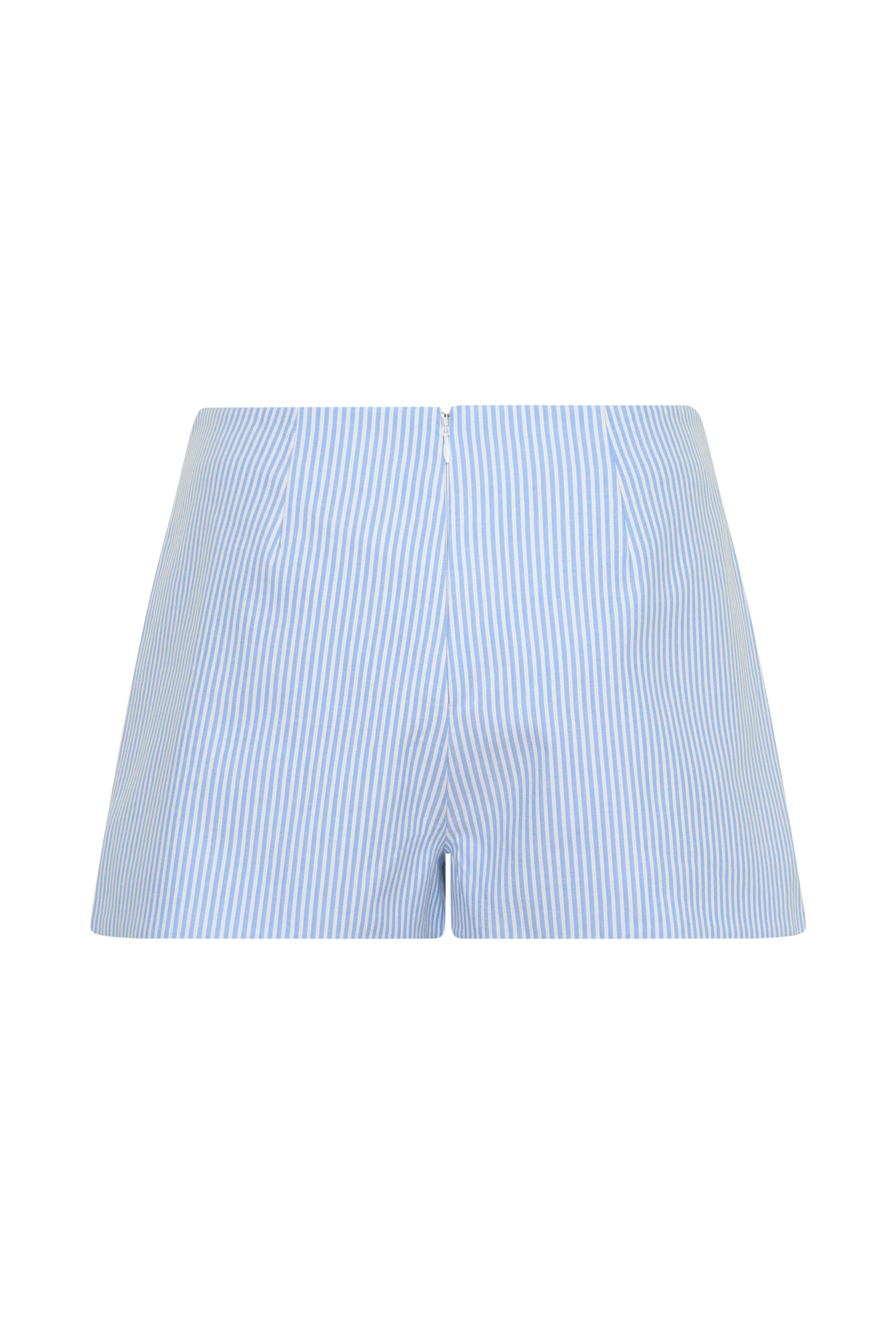 Allison Cotton Short - Blue Pinstripe - Image 8
