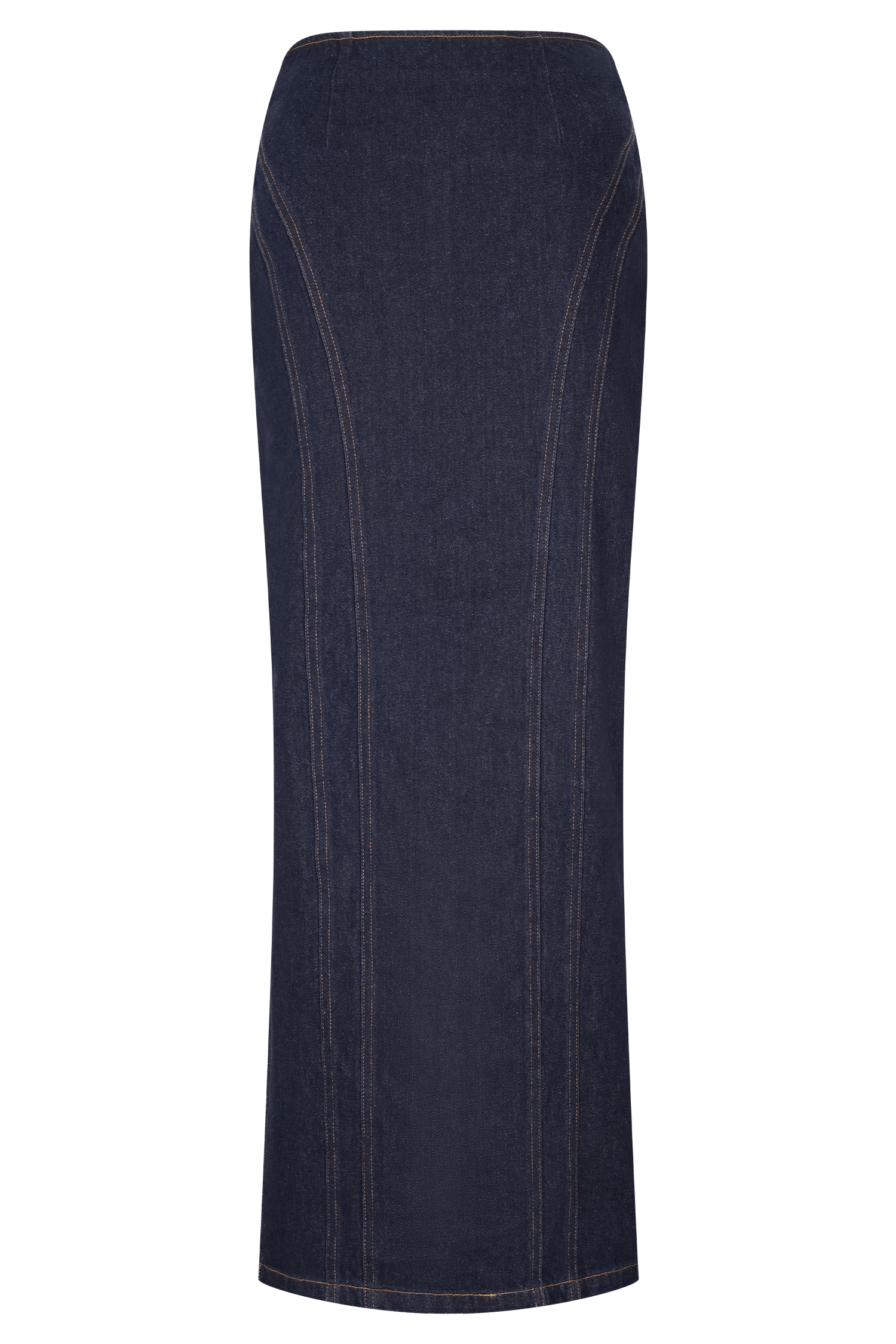 Alma Denim Maxi Skirt - Indigo Blue - Image 8