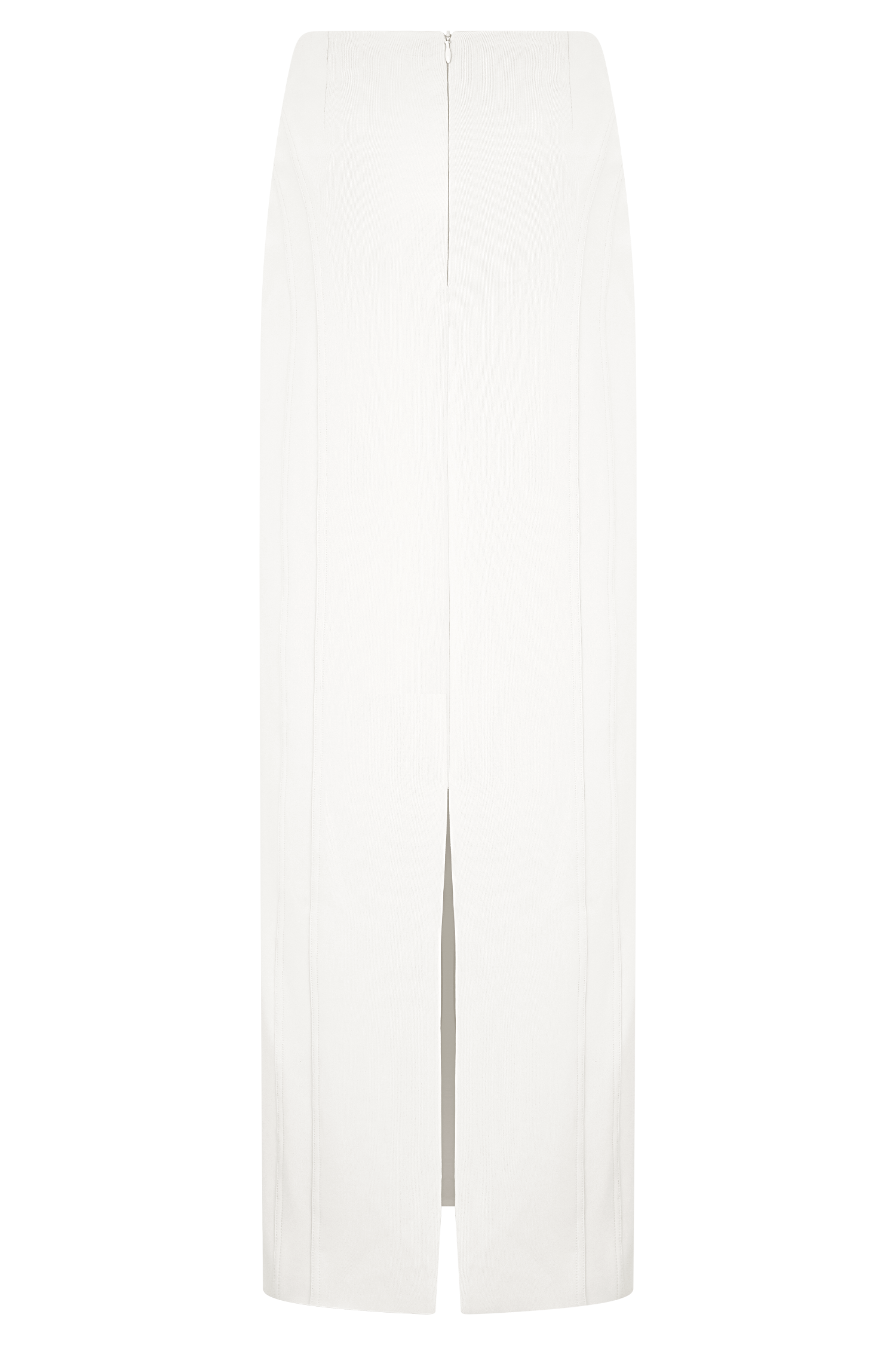 Alma High Waist Maxi Skirt - White - Image 8