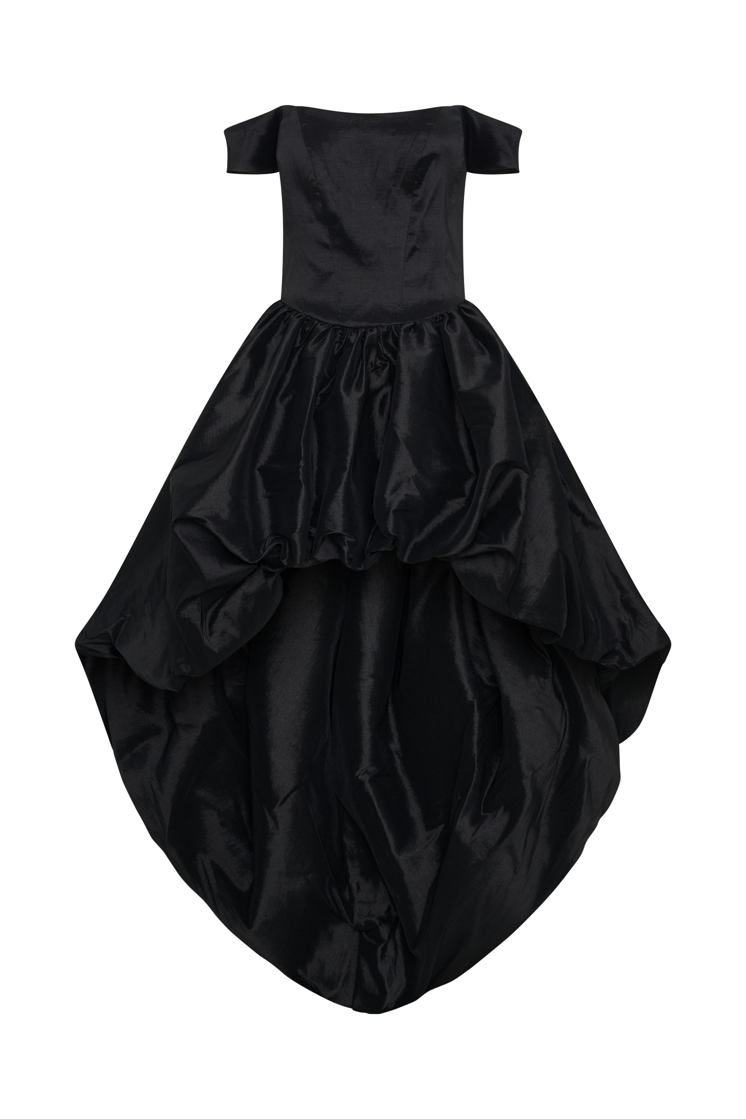 Amelia Bubble Maxi Dress - Black - Image 7