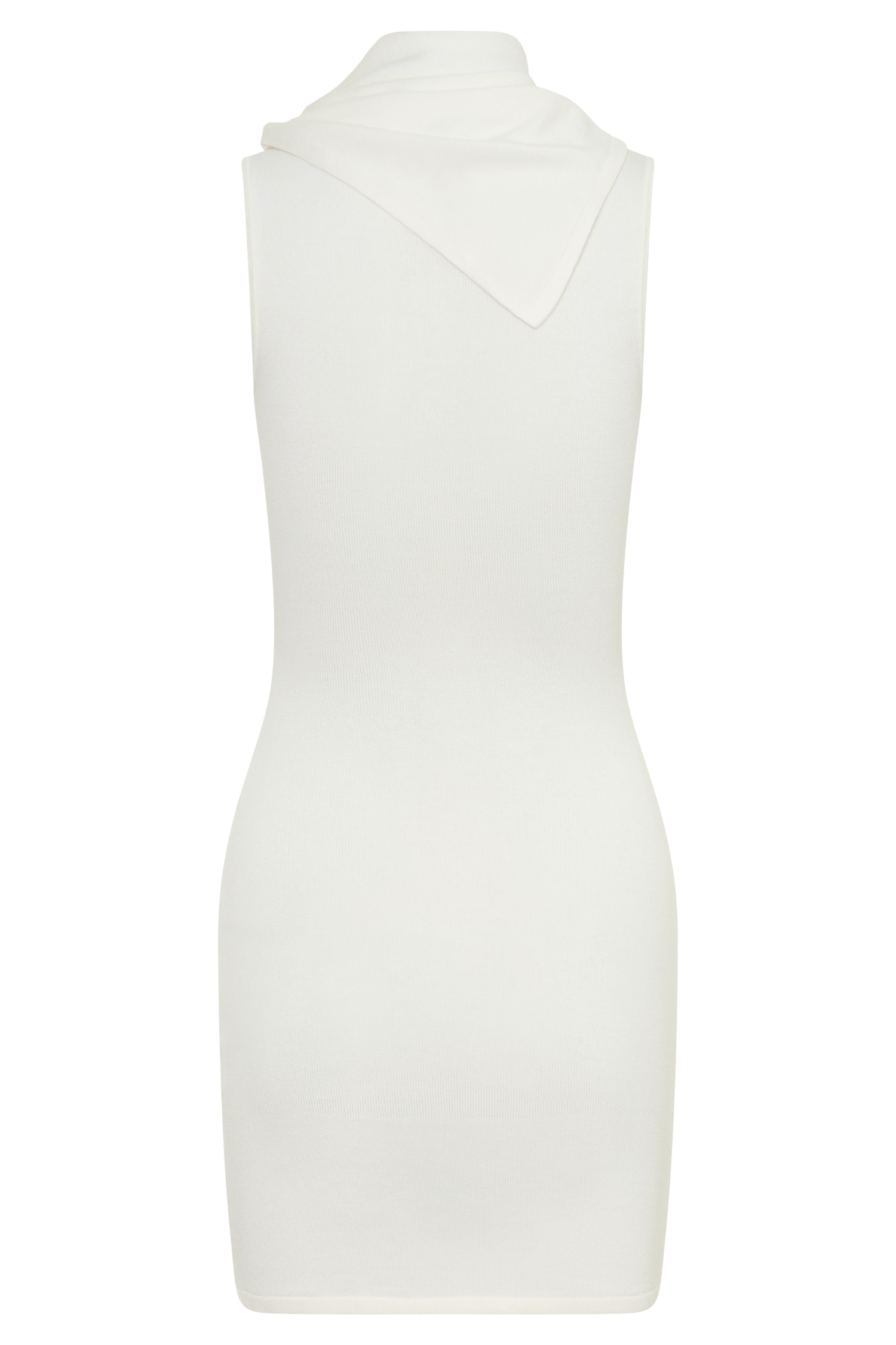 Amilee Scarf Knit Mini Dress - Ivory - Image 8