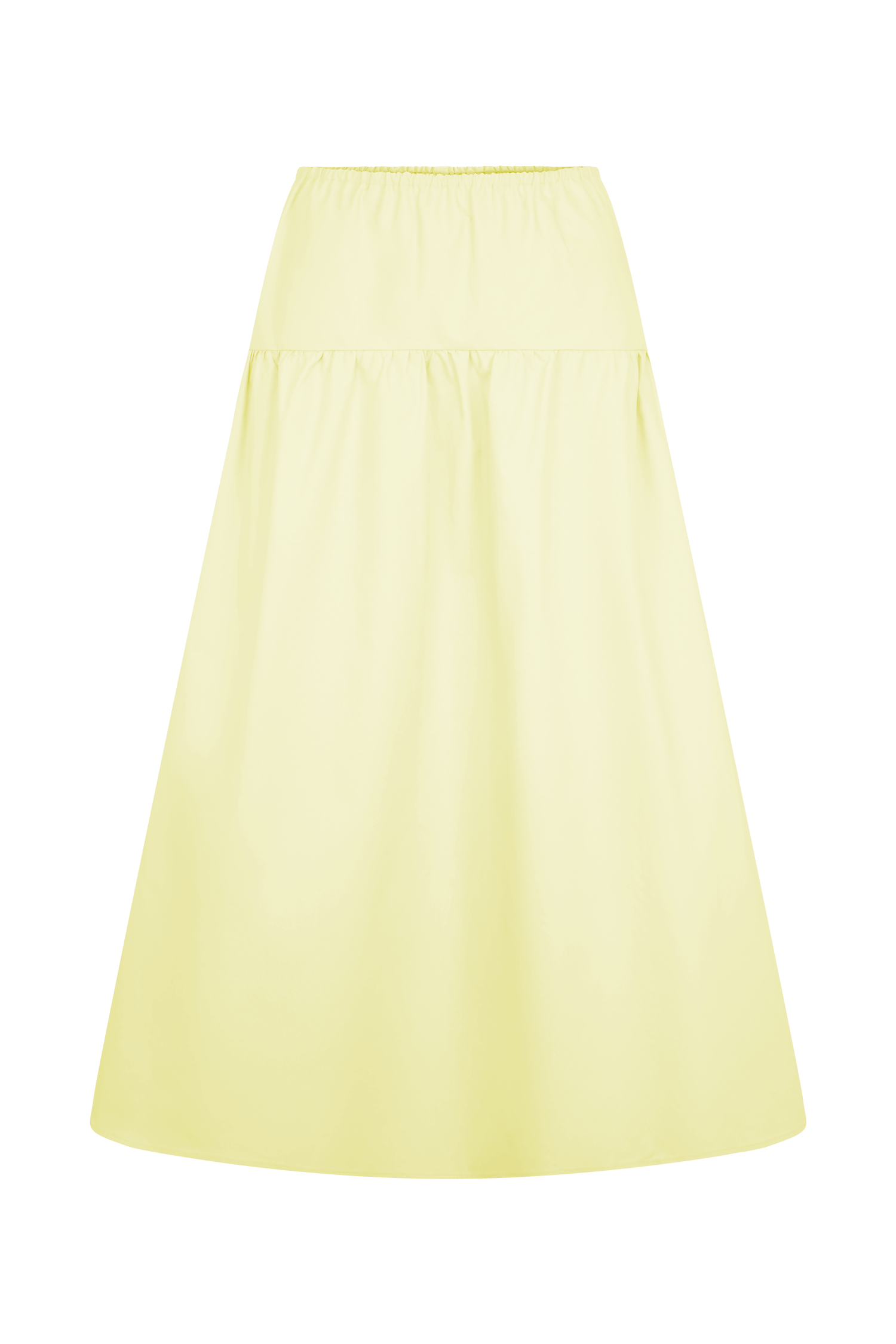 Amirah Midi Skirt - Lemon - Image 9