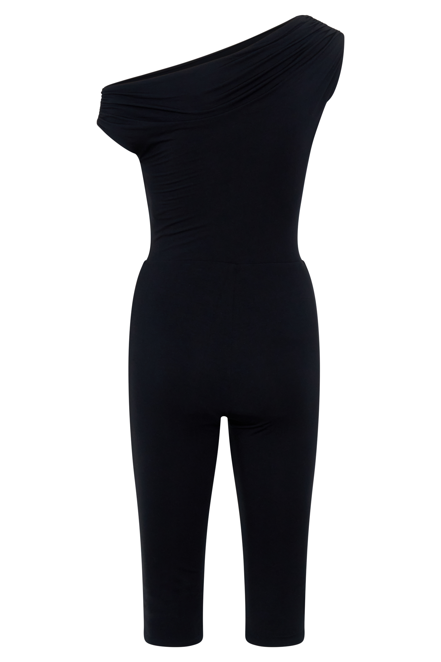 Anh One Shoulder Modal Jumpsuit - Black - Image 7