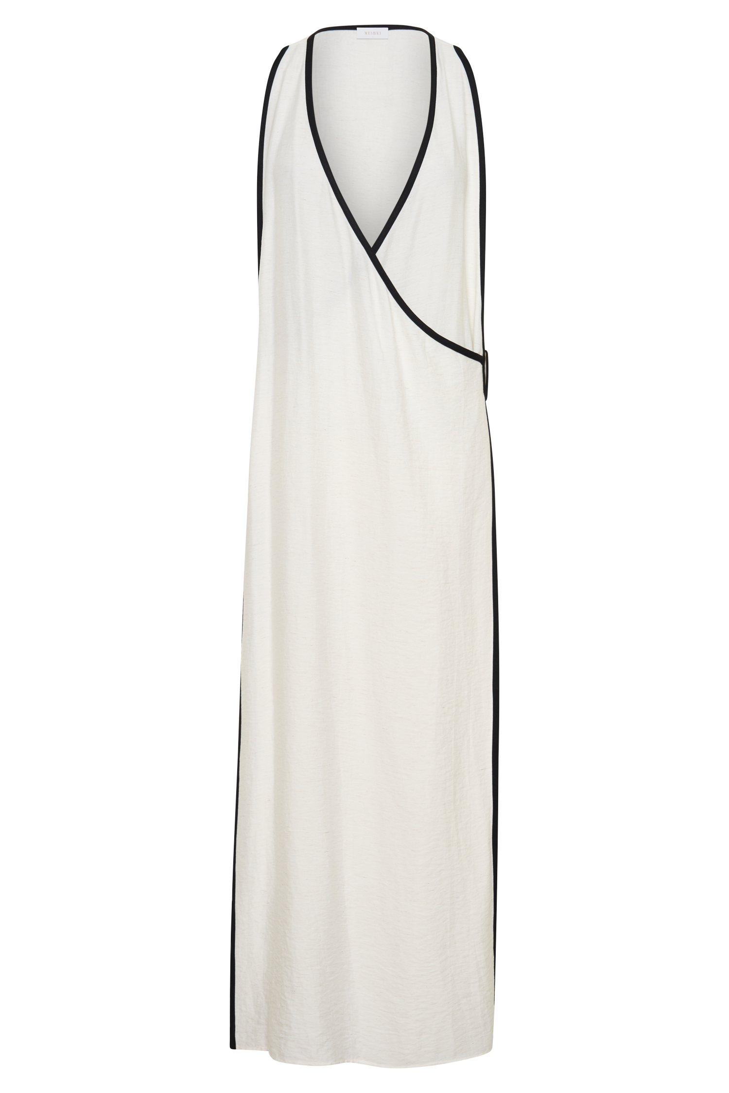 Arcadia Crossover Coverup Maxi Dress - White - Image 9