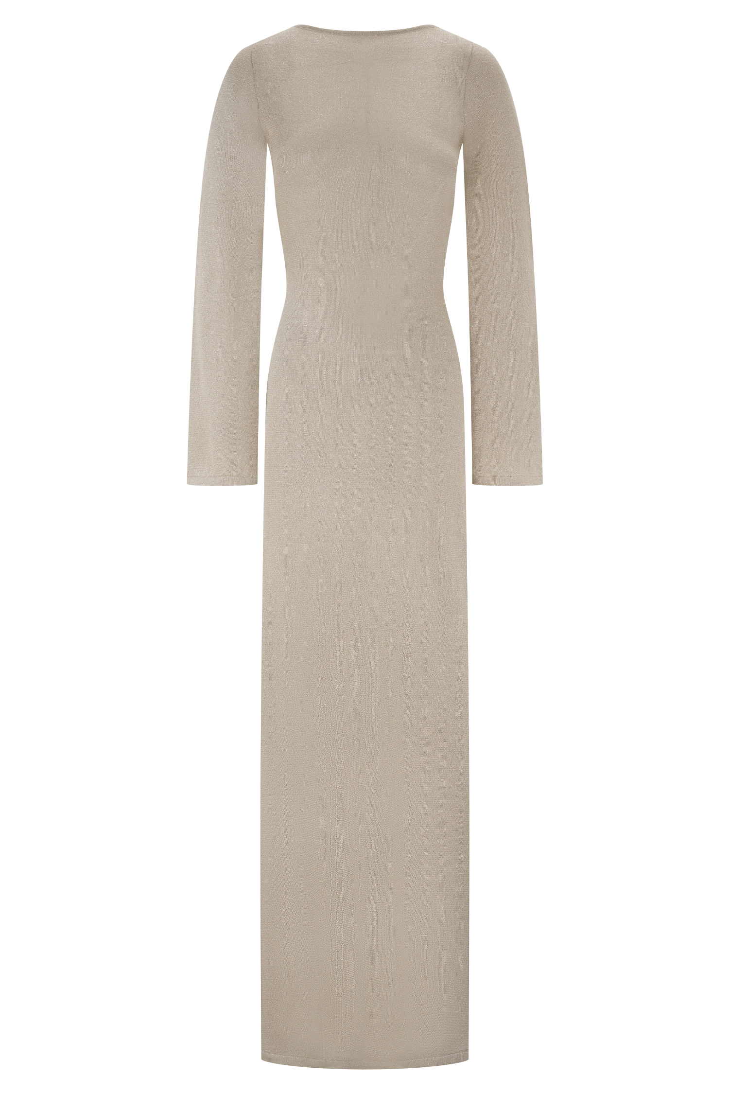 Atticus Knit Maxi Dress With Sequin - Gold - Image 12