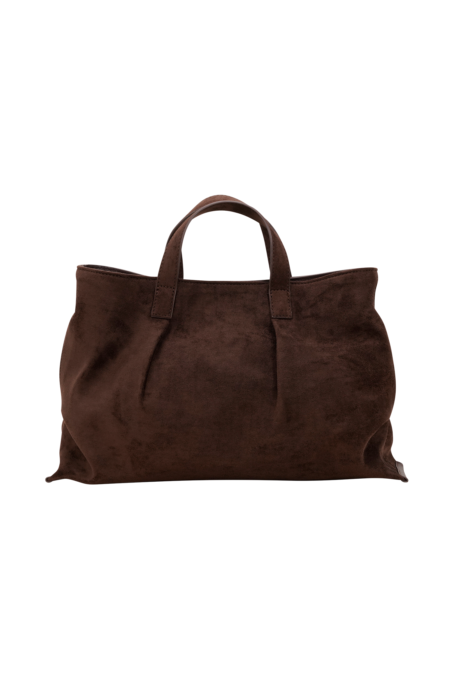 Baylor Faux Suede Bag - Chocolate - Image 6