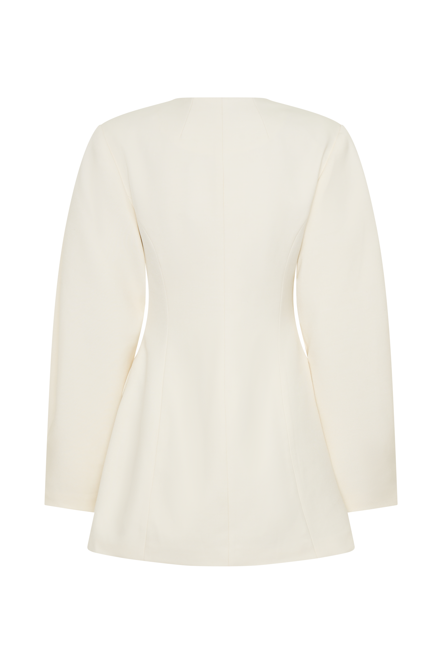 Beatrice Blazer Mini Dress - Ivory - Image 8