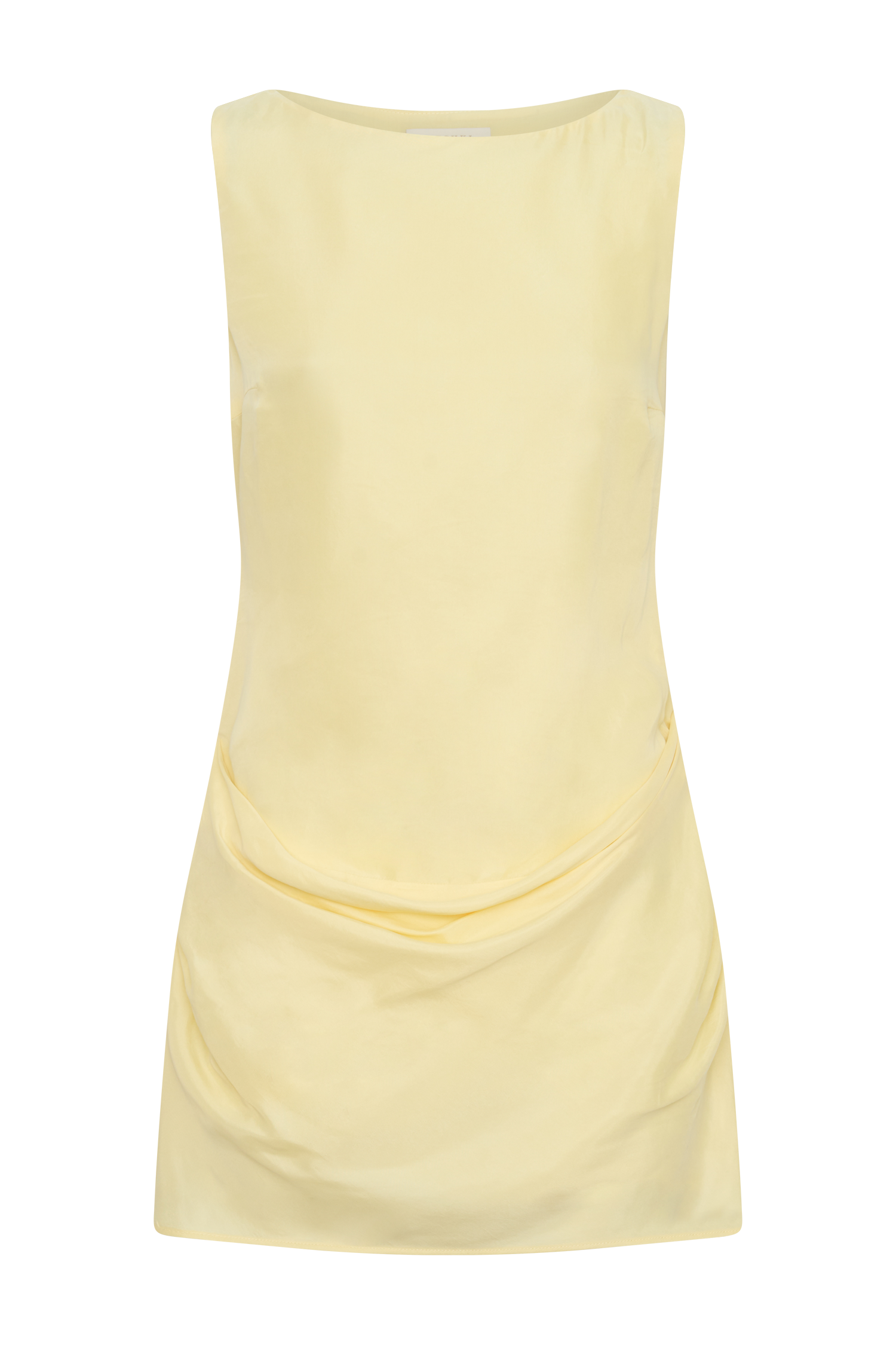 Bexley Draped Mini Dress - Butter - Image 8