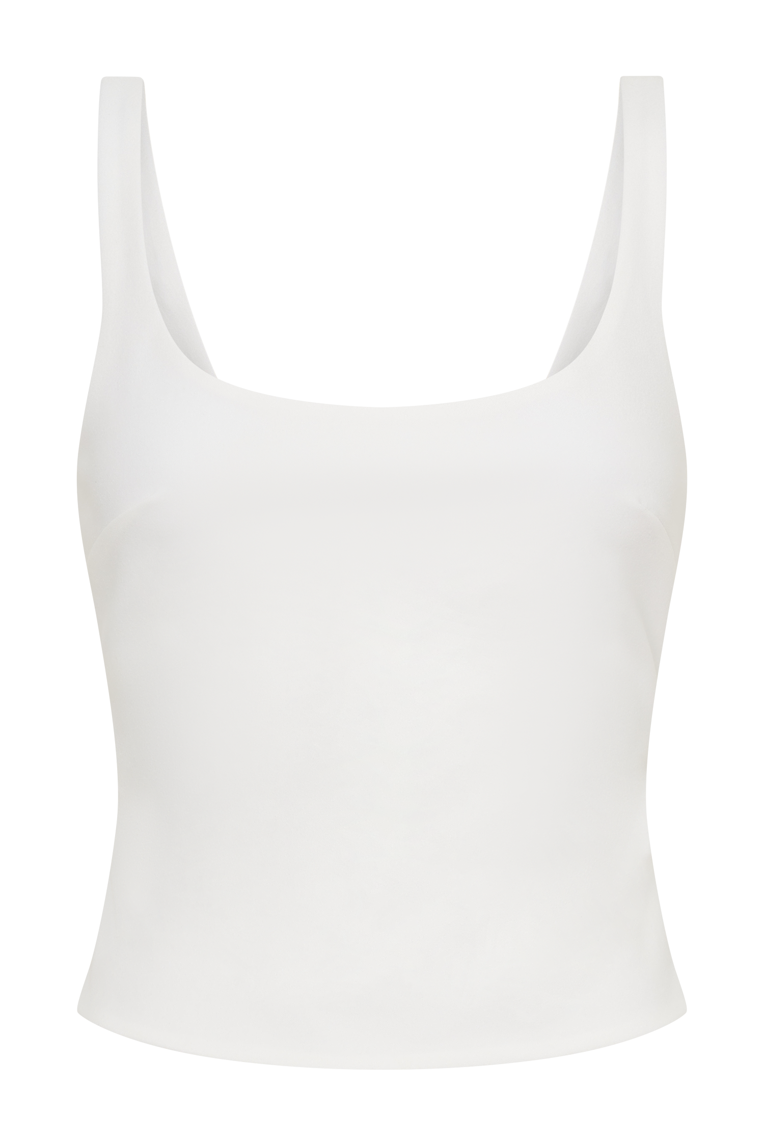 Blanca Stretch Crepe Cami Top - White - Image 7