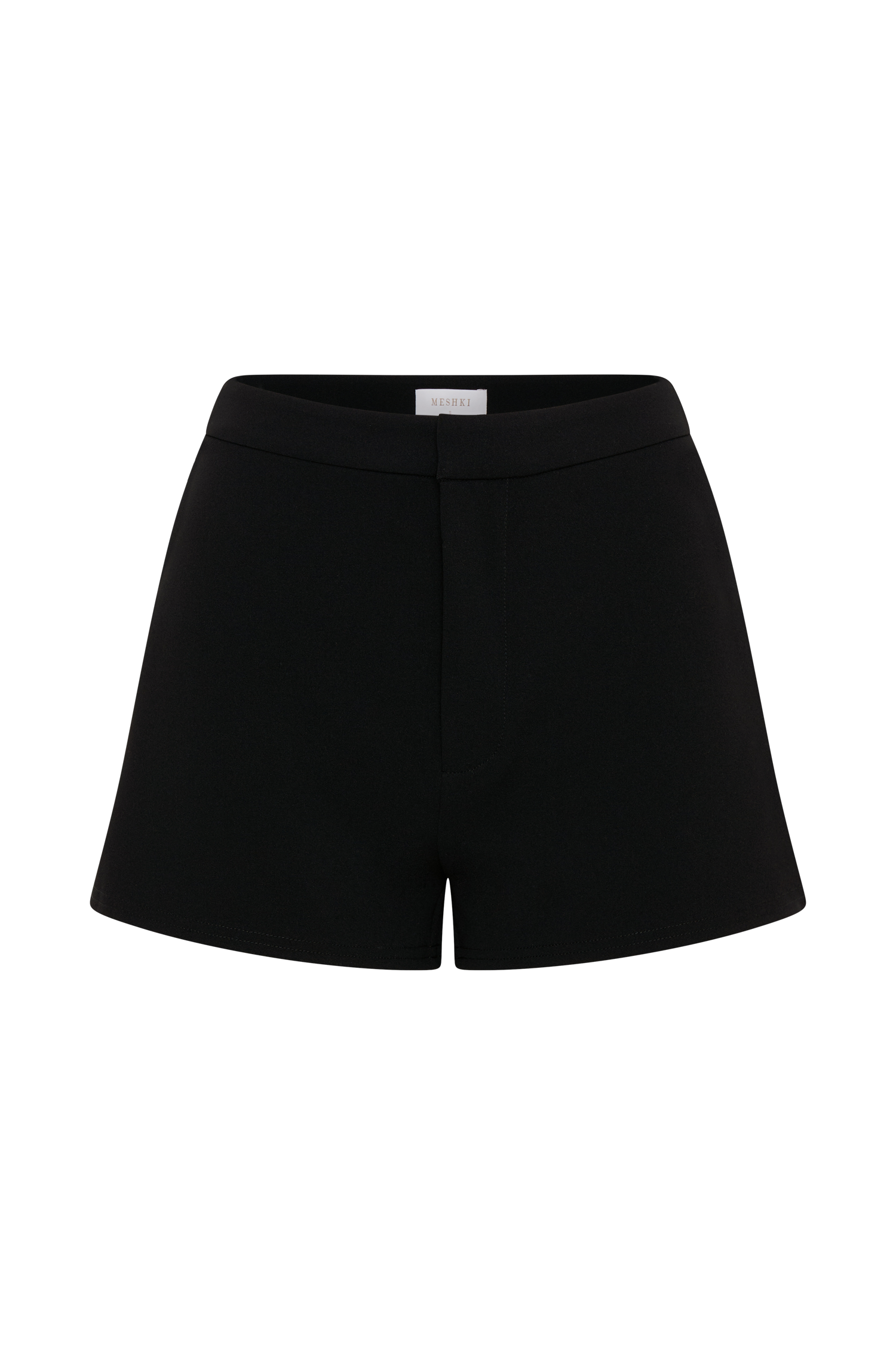 Blanca Stretch Crepe Shorts - Black - Image 9