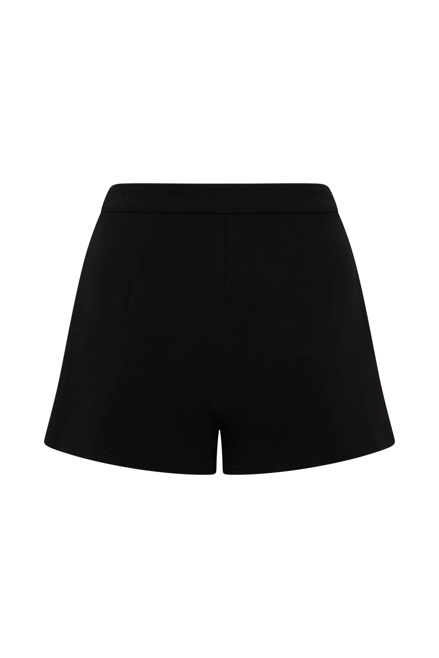 Blanca Stretch Crepe Shorts - Black - Image 8