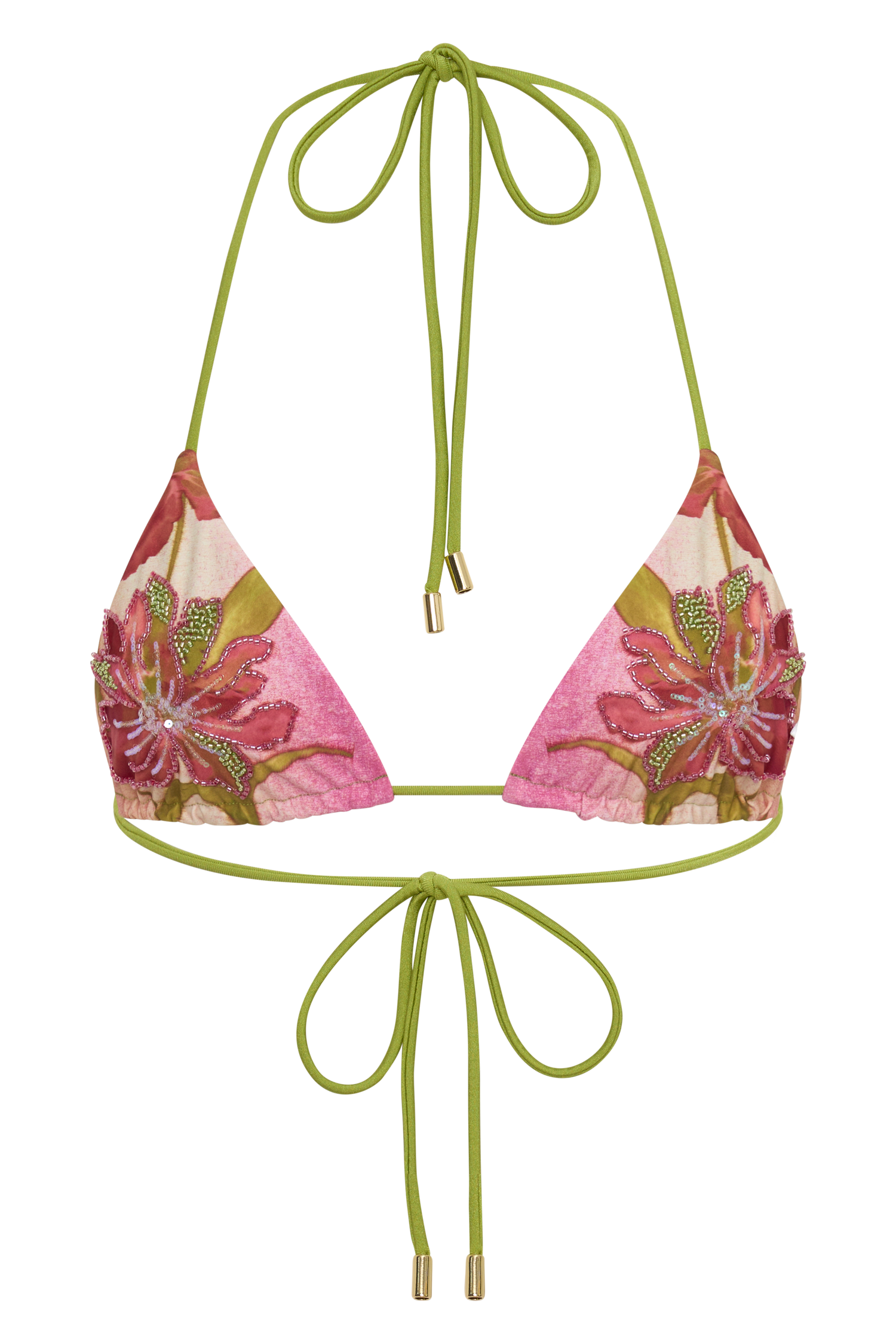 Blossom Classic Triangle Bikini Top - Camillea Flower Print - Image 14