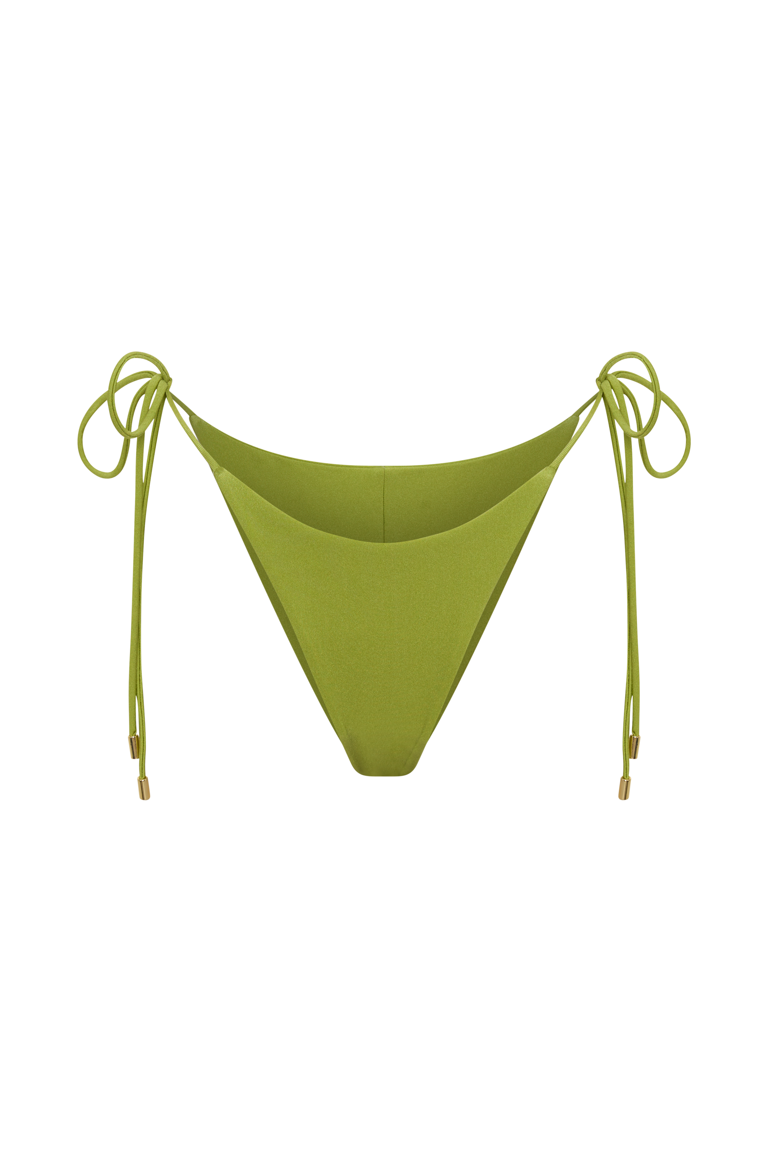 Blossom Side Tie Bikini Bottom - Green - Image 13