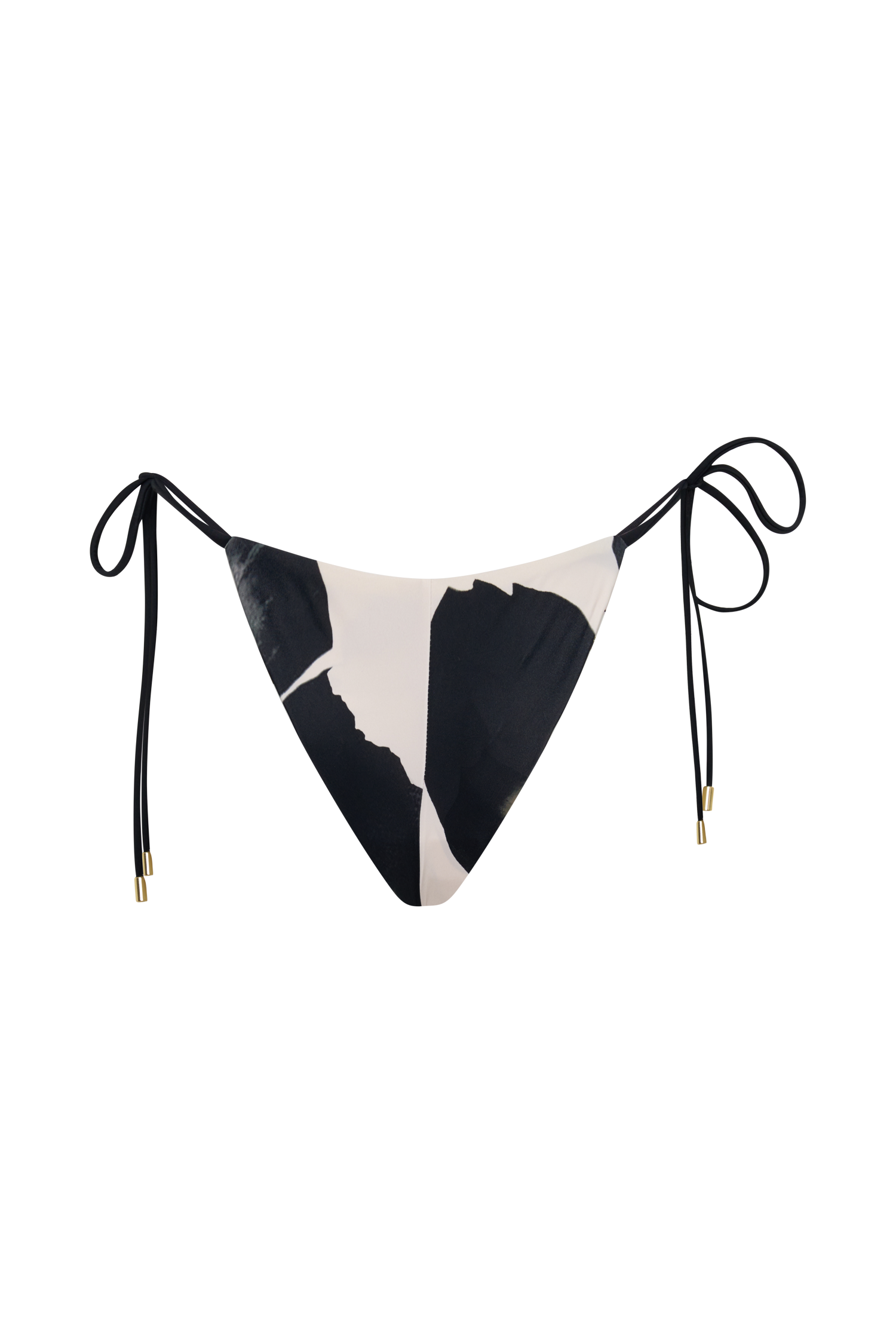 Blossom Side Tie Bikini Bottom - Ivory Oversized Floral Print - Image 8